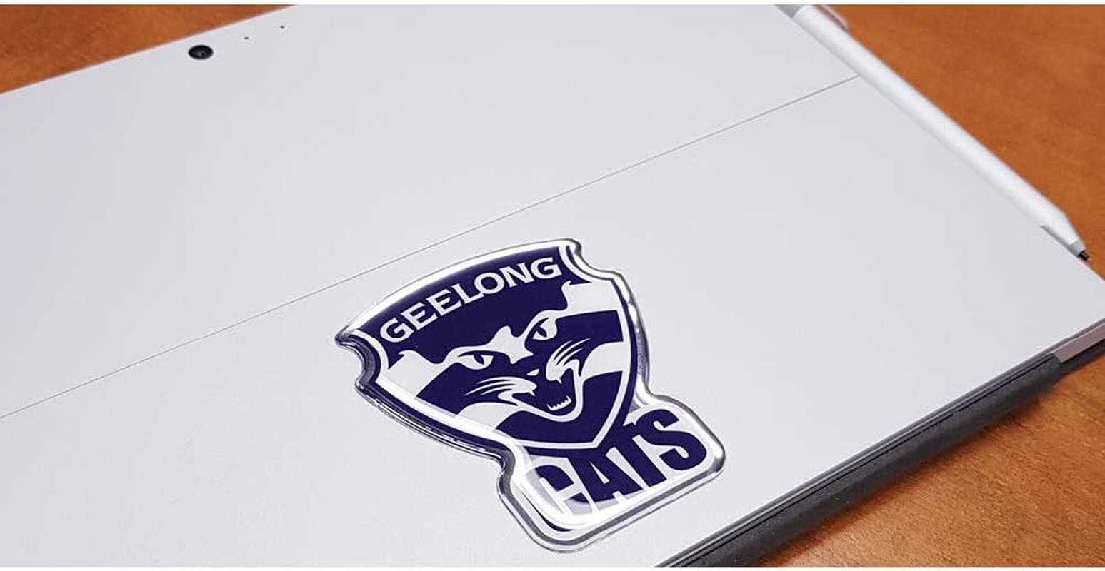 Fan Emblems Geelong Cats Lensed Chrome AFL Supporter Logo image number 2