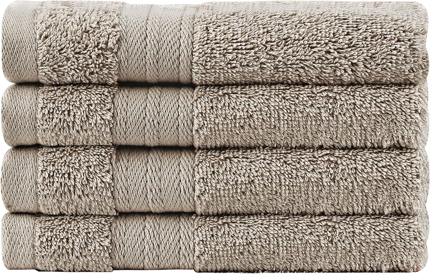 Easytry Premium 100% Cotton Bath Towels Set - 4 Pack 68X137Cm 600GSM Softness and Absorbency Bathroom Towels for Spa, Hotel, and Home Use - Blue