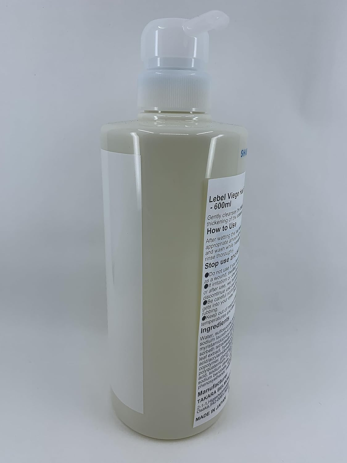 Lebel Viege Hair Shampoo - 600Ml (Green Tea Set) image number 3