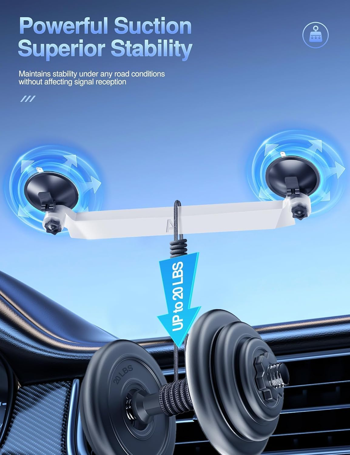 Starlink Mini Suction Cup Mount Star Link Mini Accessories image number 2