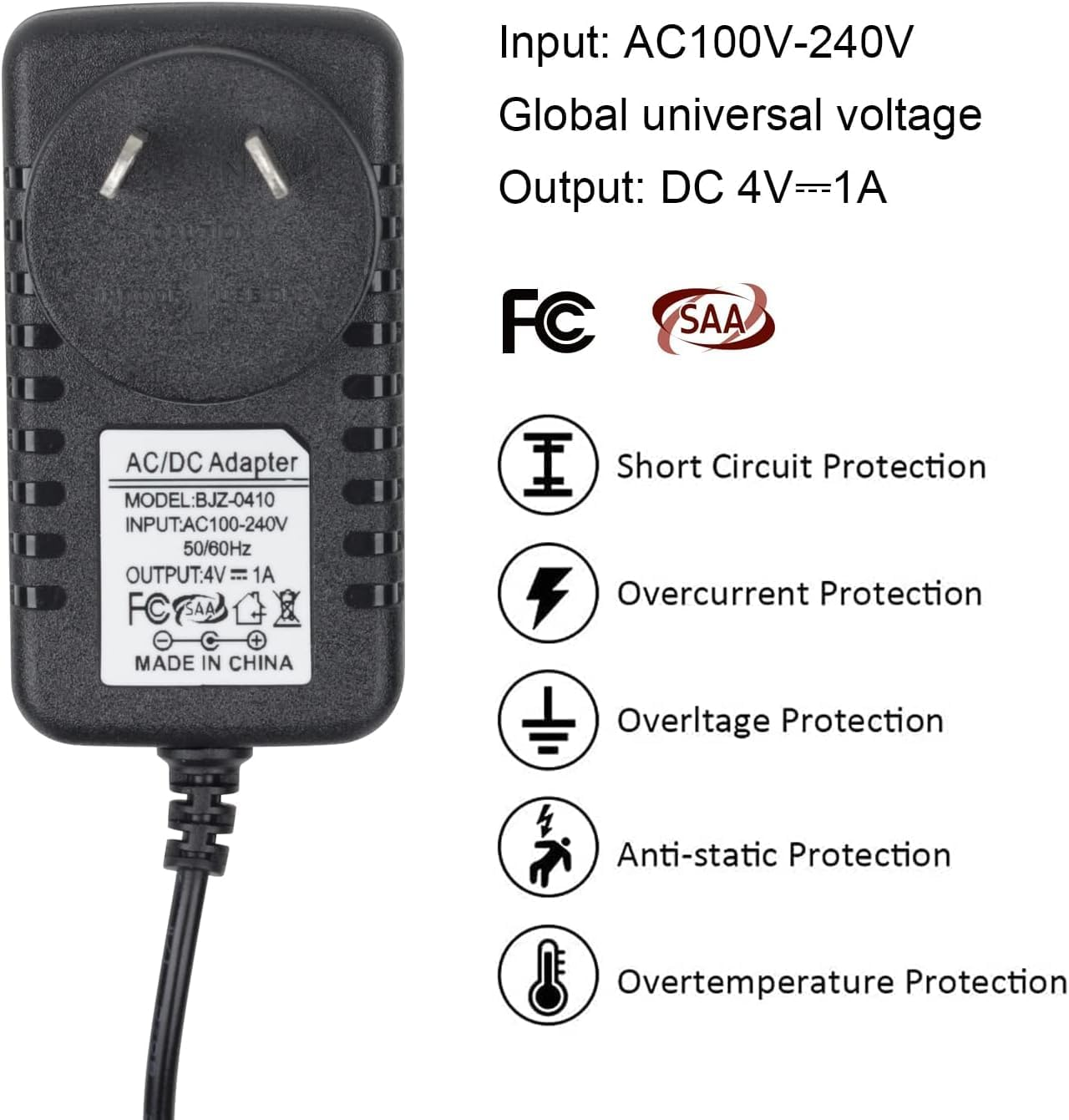 Charger for Wahl Trimmer 9818L 9818 9888L 9854L 9876L Groomer Clipper S004Mu0400090 9854-600 97581-405 9867-300 79600-2101 97581-1105 Replacement Power Cord for Wahl Trimmer Compatible with Many Models