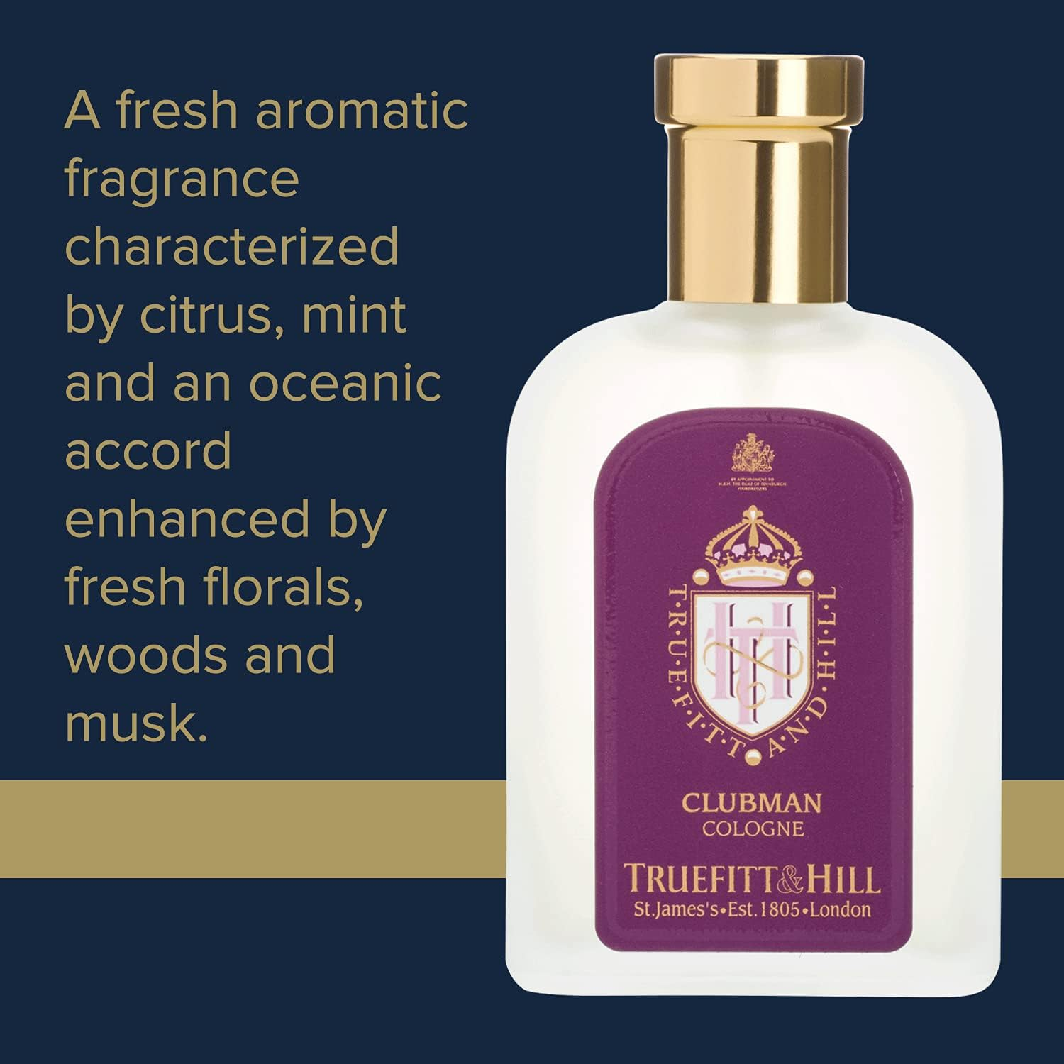 Truefitt and Hill Clubman Cologne, 100 Ml image number 3