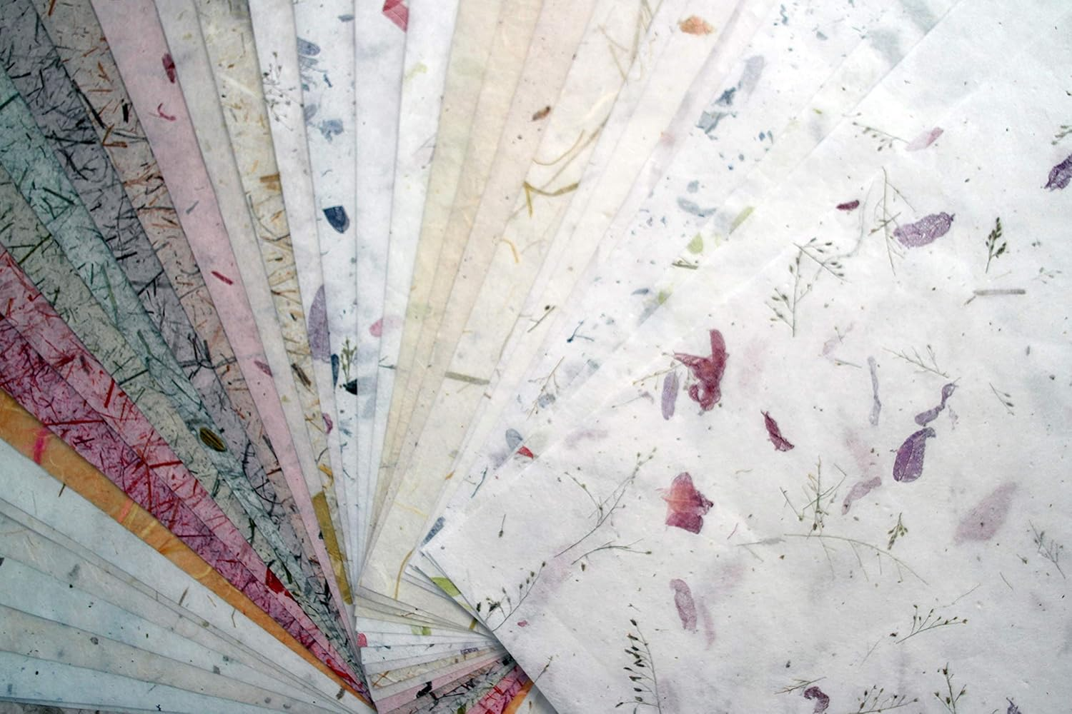 50 Sheets 8.5 X11In Mulberry Paper Art Collage Tissue Invitation Card Making Notebook Journal Memo Note Scrapbook Cardstock Paint Stamping Natural. image number 1