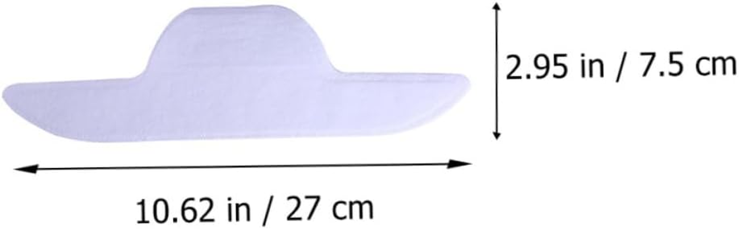 Healeved 20Pcs Self-Adhesive Sweat Absorbing Collar Liner Pads Reusable Neck Protectors for Shirts Non-Woven for Men and Women for Wear image number 4