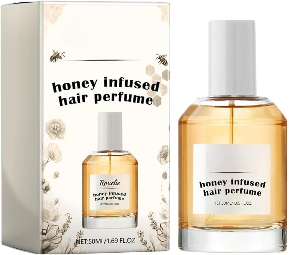 Honey Infused Hair Perfume,Nourishing and Hydrating Hair Shine Spray,Pheromone Perfume Essential Oil for Hair,Anti Frizz, Long-Lasting Scent,1Pcs image number 2
