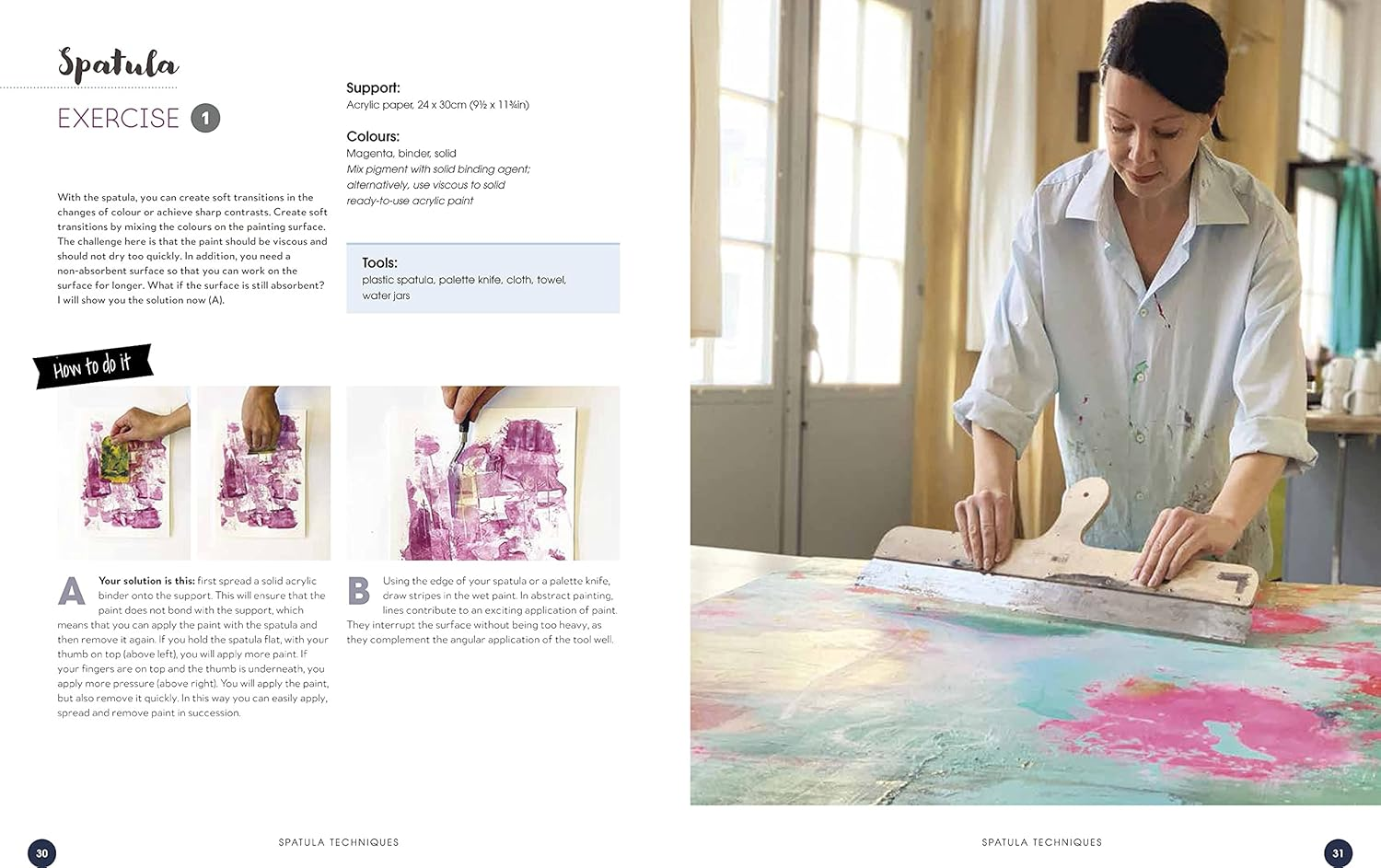 Abstract Painting: 20 Projects & Creative Techniques in Acrylic & Mixed Media image number 3