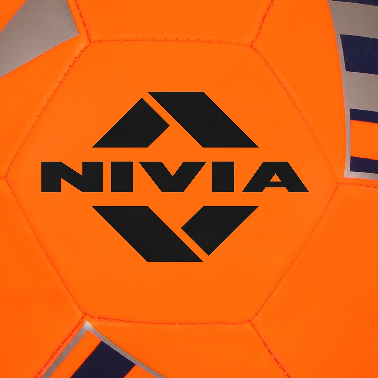 Nivia Blade Size 3 Football - Orange/Pvc Outer | Machine Stitched | Durable Training Ball | Ideal for Matches | Soccer Gear image number 5