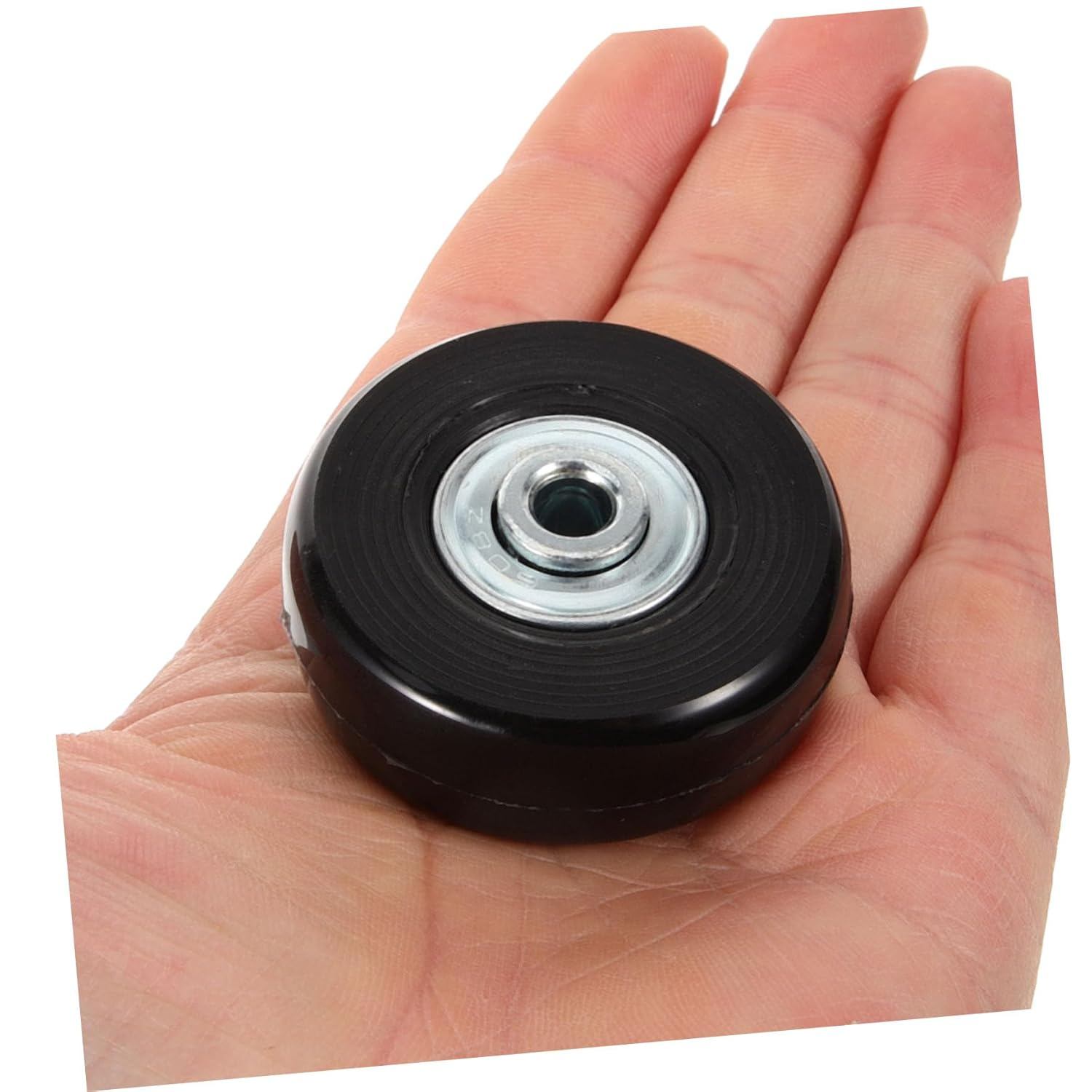 ULTECHNOVO 2Pcs Replacement Luggage Wheels Small Rubber Suitcase Swivel Casters Universal Fit Travel Suitcase Wheel Repair Kit 45X18Mm image number 1