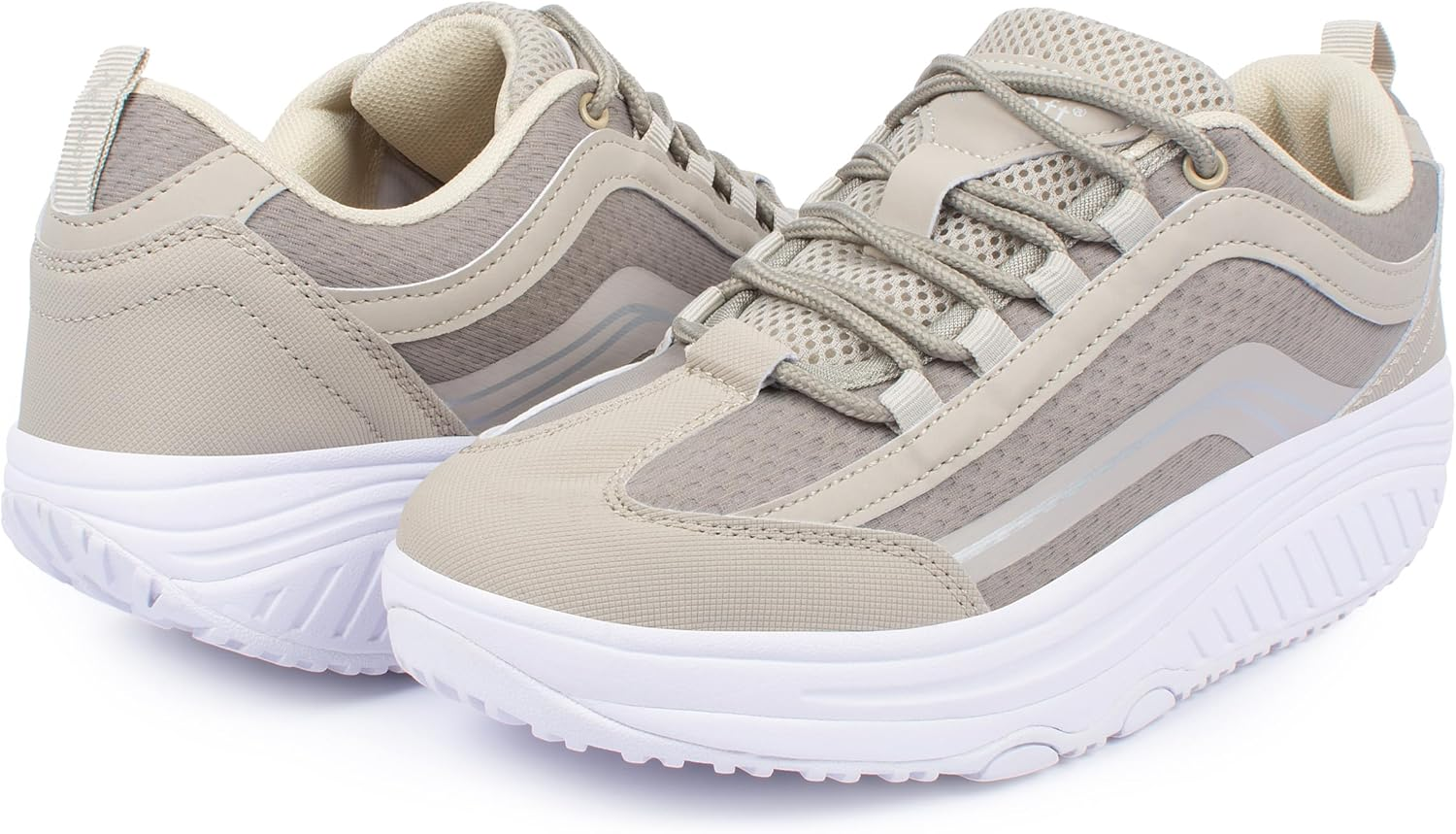 Aerosoft Walker Comfort Lace-Up Shoe Women Men Memory Foam Interchangeable Footbed image number 4