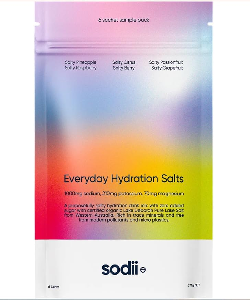 Everyday Hydration Salts, Mixed Flavours, Pack of 6