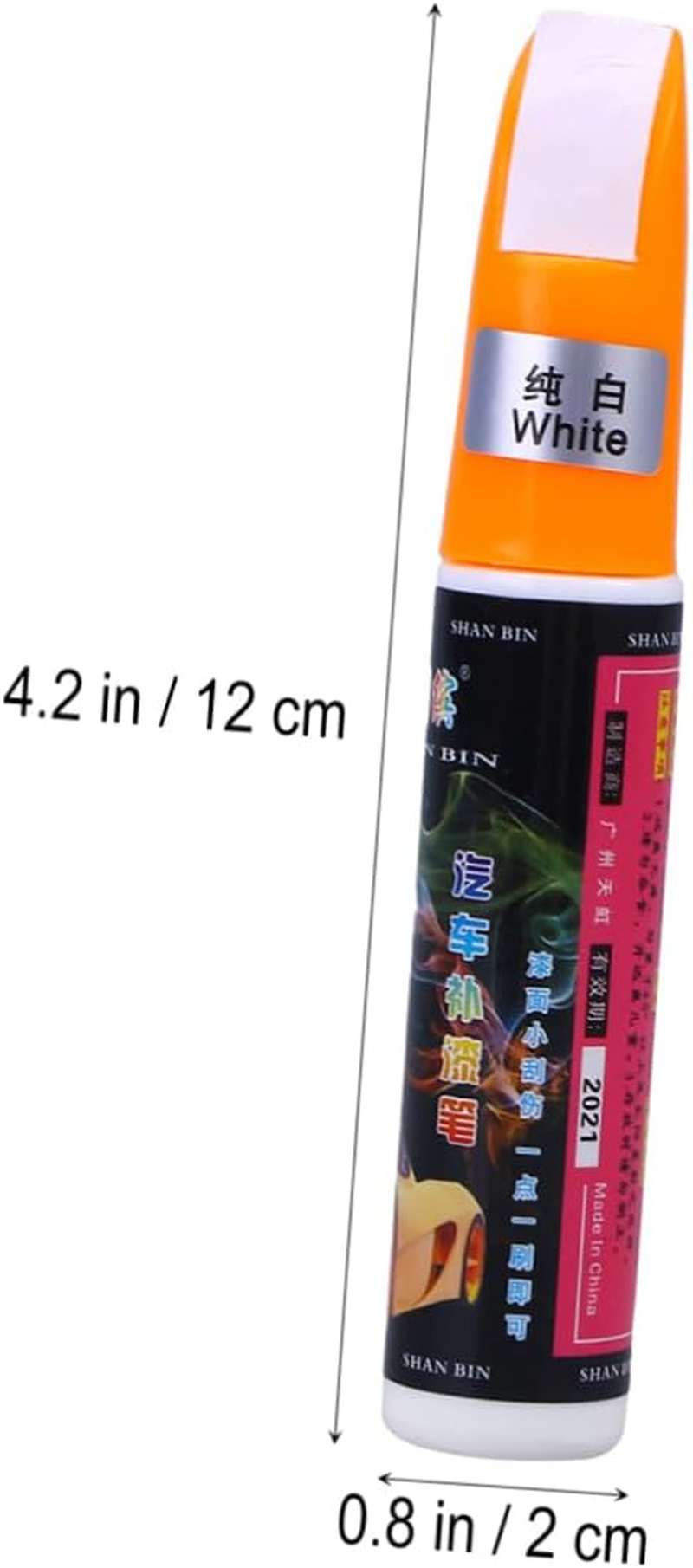 Vaguelly Car Scratch Repair Pen Automotive Touch-Up Paint Tool (Pure White) Suitable for Quick Repairs on Vehicle Types image number 3