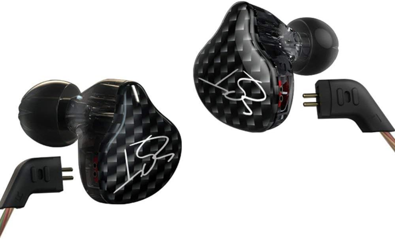 KZ ZST Earbuds Dynamic Hybrid Dual Driver in Ear Earphones (With Mic, Black) image number 3