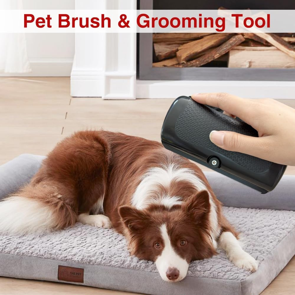 Horuili Hair Brush for Dogs and Cats - Grooming Brush, Pet Grooming Brush, Comb for Long/Short Hair, Removes Loose Hair, Cleaning Pet Accessories image number 1