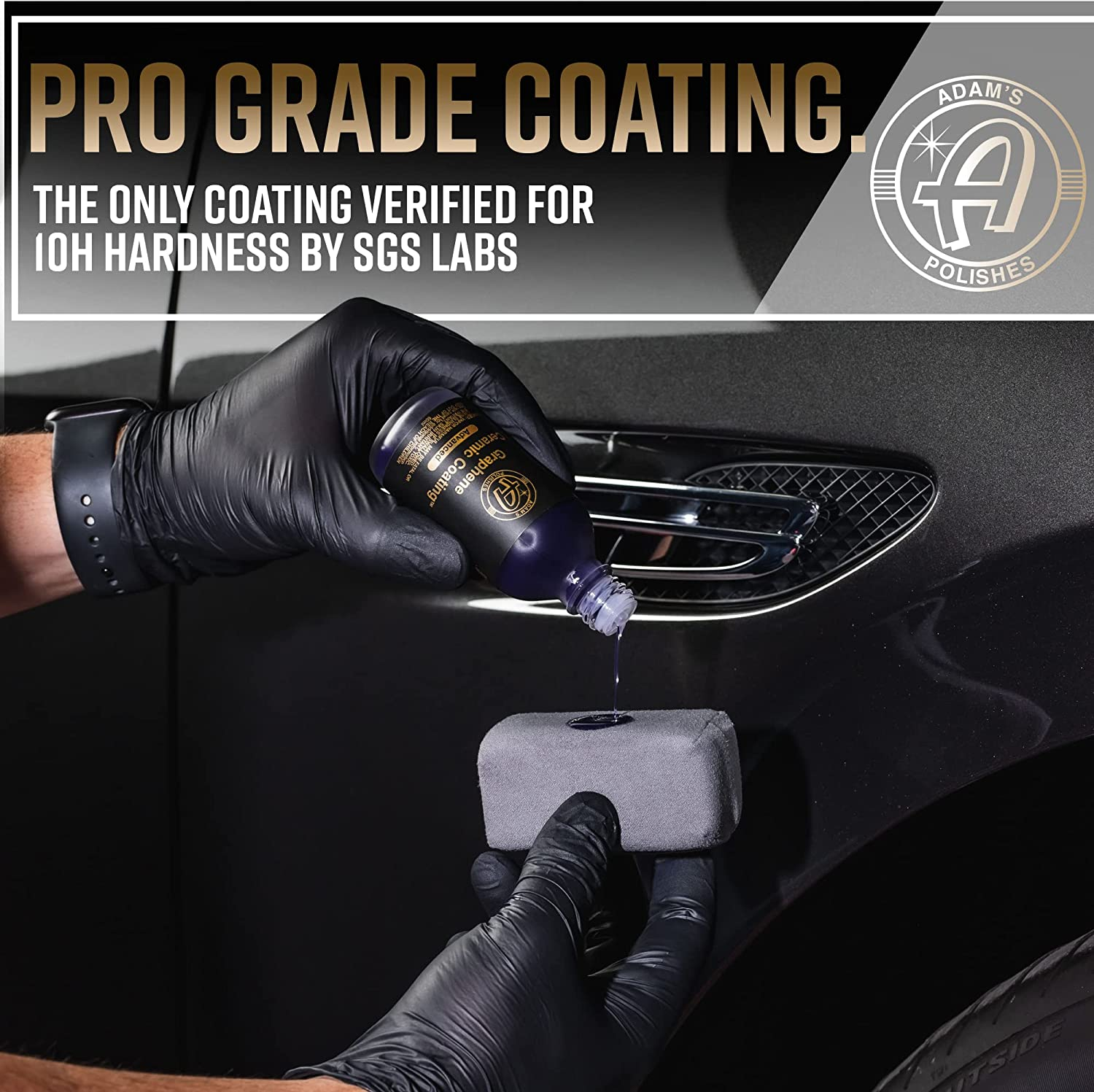 Adam'S Advanced Graphene Ceramic Coating (Complete Kit) - 10H Graphene Coating for Auto Detailing, 9+ Years of Car Protection & Patented UV Technology image number 1
