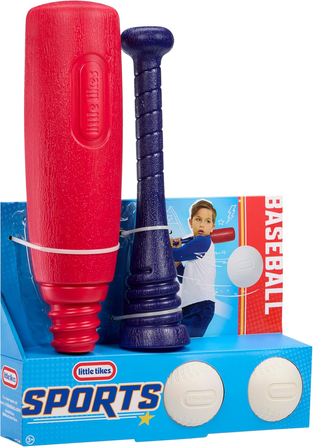 Little Tikes Sports Baseball - Includes 1 Folding Bat and Pro Foam Balls, Active Sports Toy, Suitable for Boys and Girls from 3 Years image number 3