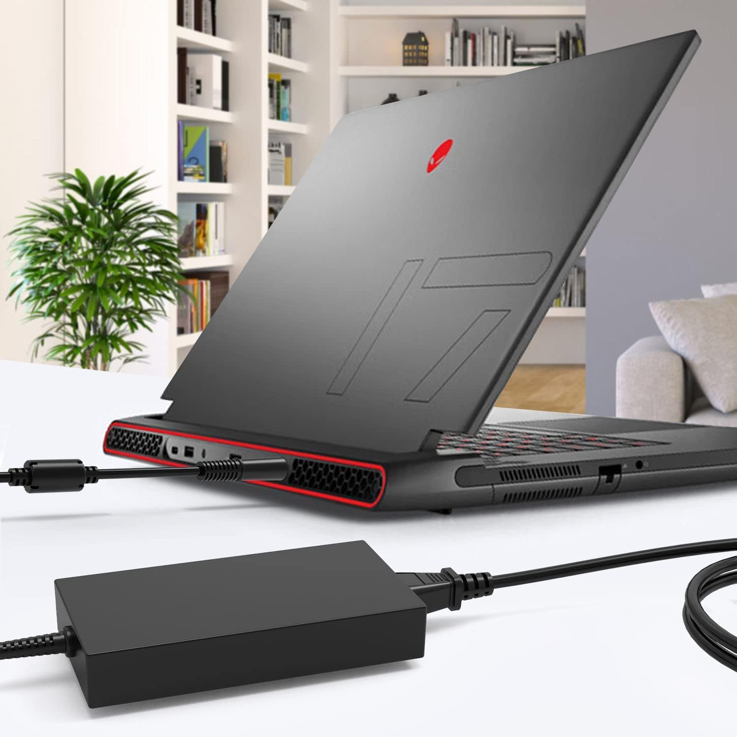 180W 19.5V 9.23A Laptop Charger Compatible with Dell Alienware 15 R1 R2 G3 G5;Inspiron One 2350 2320;Precision 15 7000 7510 17 7710;Optiplex 3011 AIO;M4600 M4700 M4800 DA180PM111 Power Supply Cord image number 2