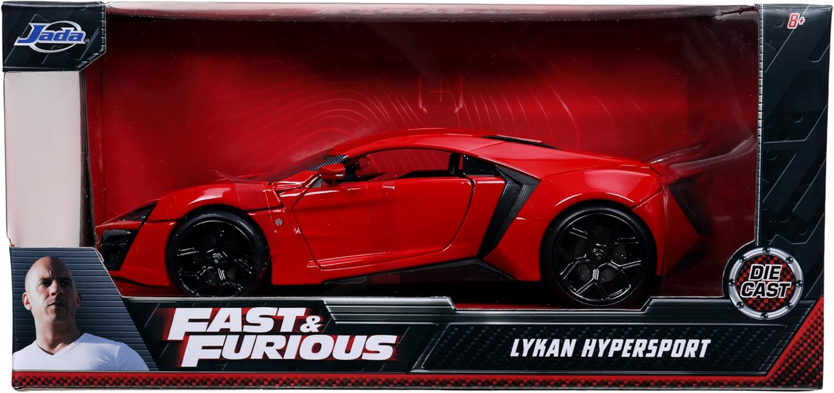 Jada Toys Fast and Furious Lykan Hypersport 1:24 Scale Hollywood Ride Diecast Vehicle image number 4