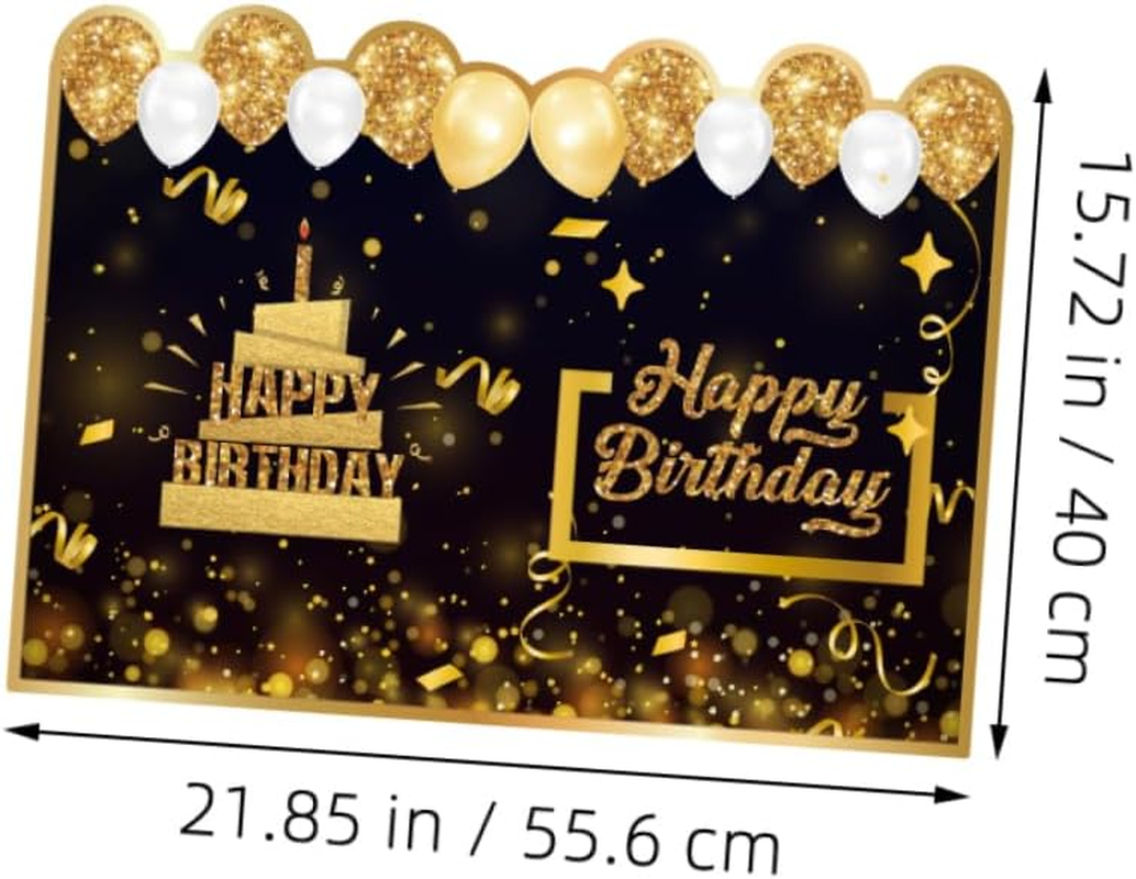 Large Birthday Guest Book Elegant Memory Album for Birthday Party Supplies Guest Journal with Faderesistant Pages for Cherished Memories and Signatures image number 2