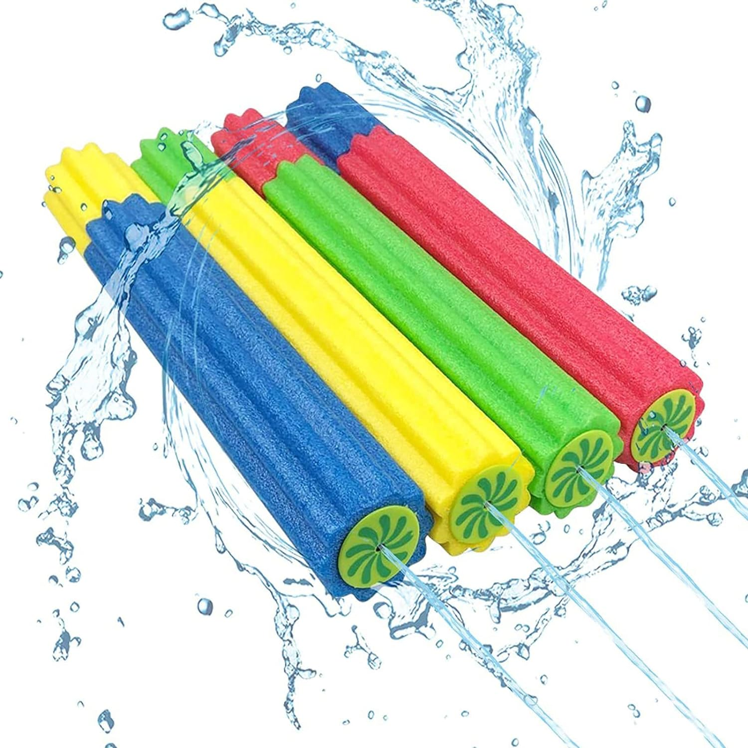 4 Pack Foam Water Blaster, Pool Toys, Squirt Guns for Kids, Water Gun Toy, Ranges up to 40 Feet, Outdoor Water Toys image number 3