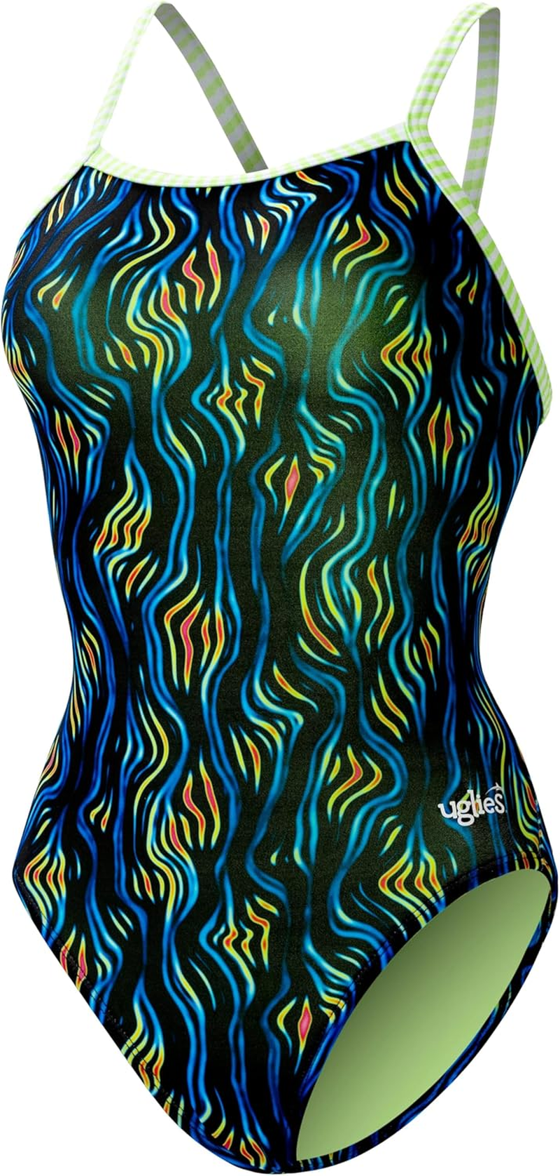 Dolfin Uglies Women'S One Piece Swimsuit - Athletic V-Back Training Swimsuit