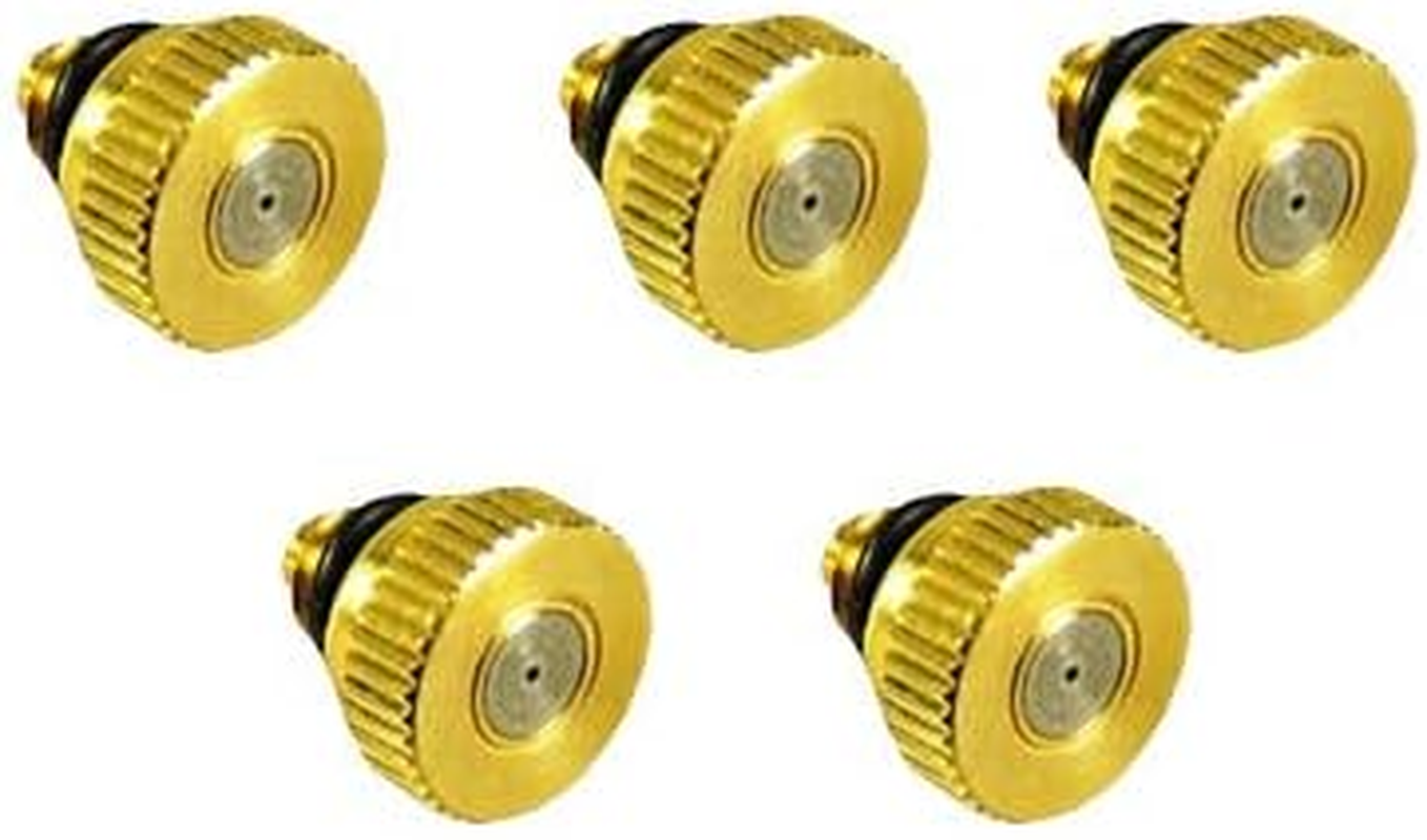 Cool-Off Micro-Mist Nozzle- Garden & Patio Misting System, Cooling Brass Nozzles with 0.012 Inch Size & 10/24 Inch Thread (Pack of 5) image number 6