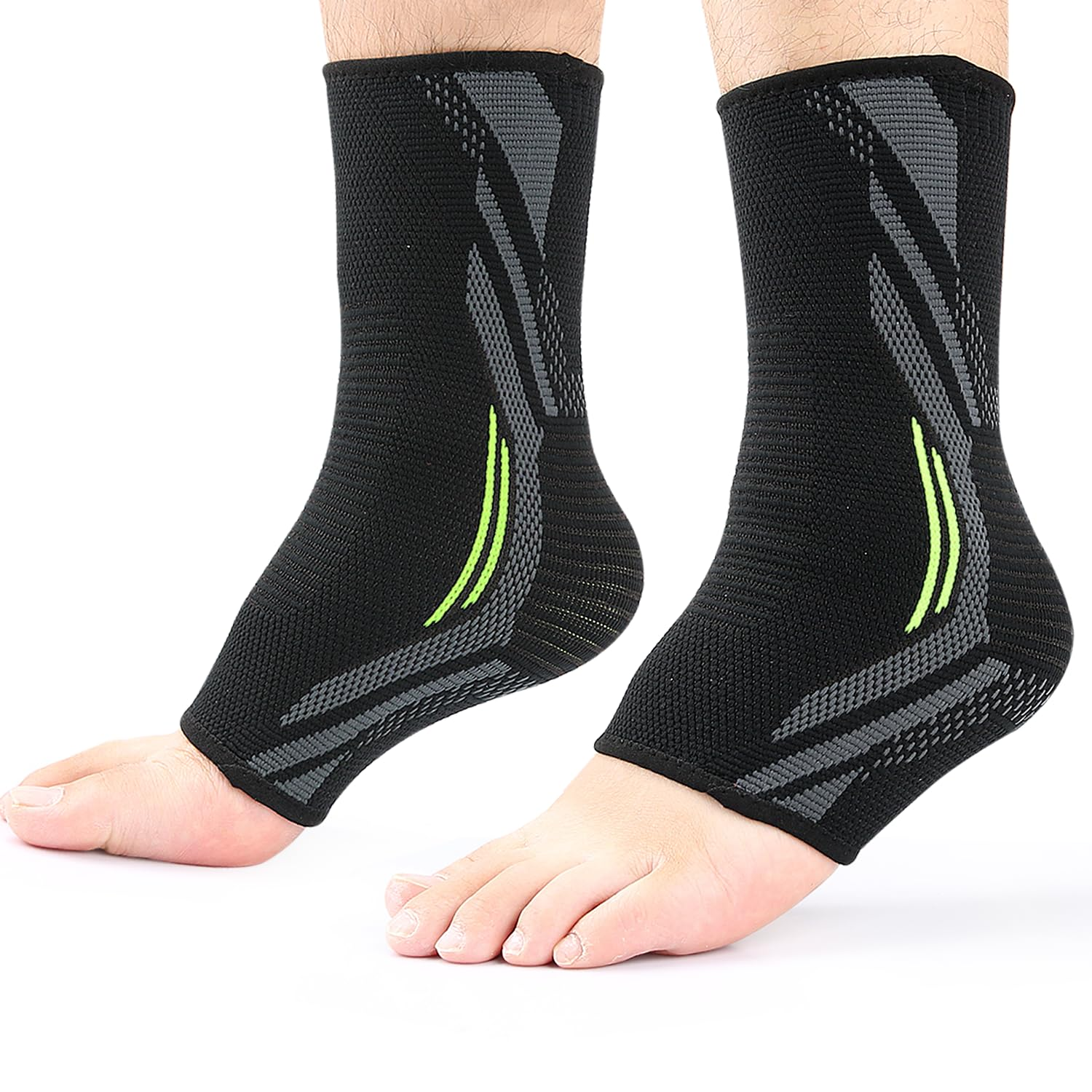 Ankle Support, Ankle Brace Compression Sleeve, Plantar Fasciitis Socks for Ligament Damage & Sprained Ankle, Relieves Achilles Tendonitis, Unisex (1Pairs) (XL)