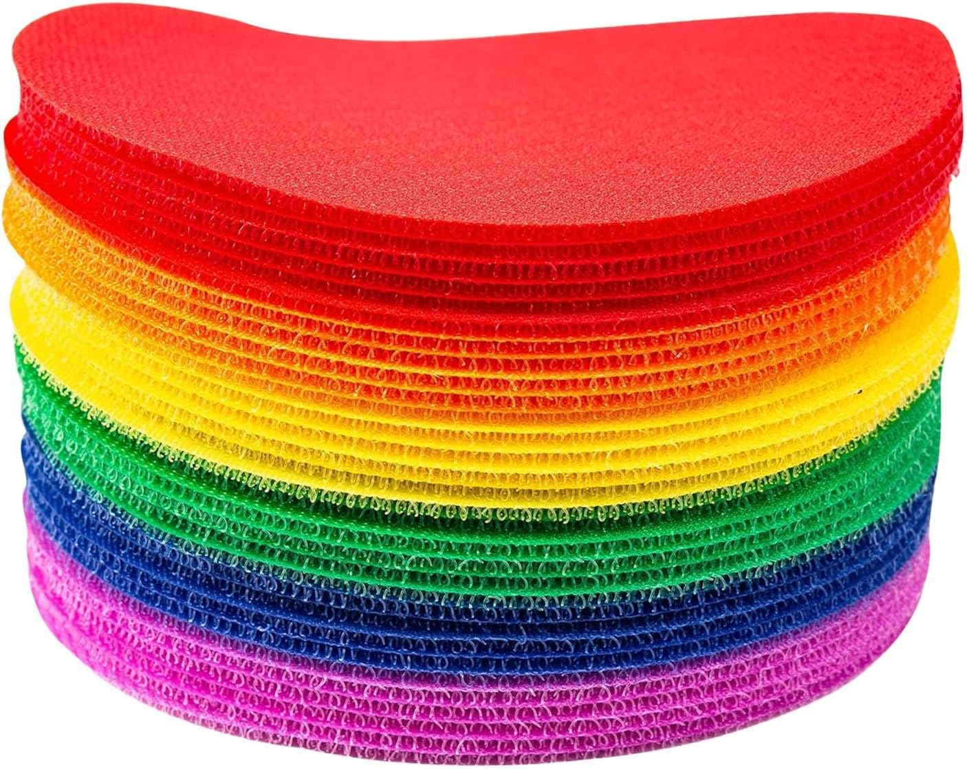 Ｂｅｓｇａ Carpet Dots Markers Spots Marker Sticker round 10Cm Floor Markers Floor Circles Spots for Gaming, Black, 48PC