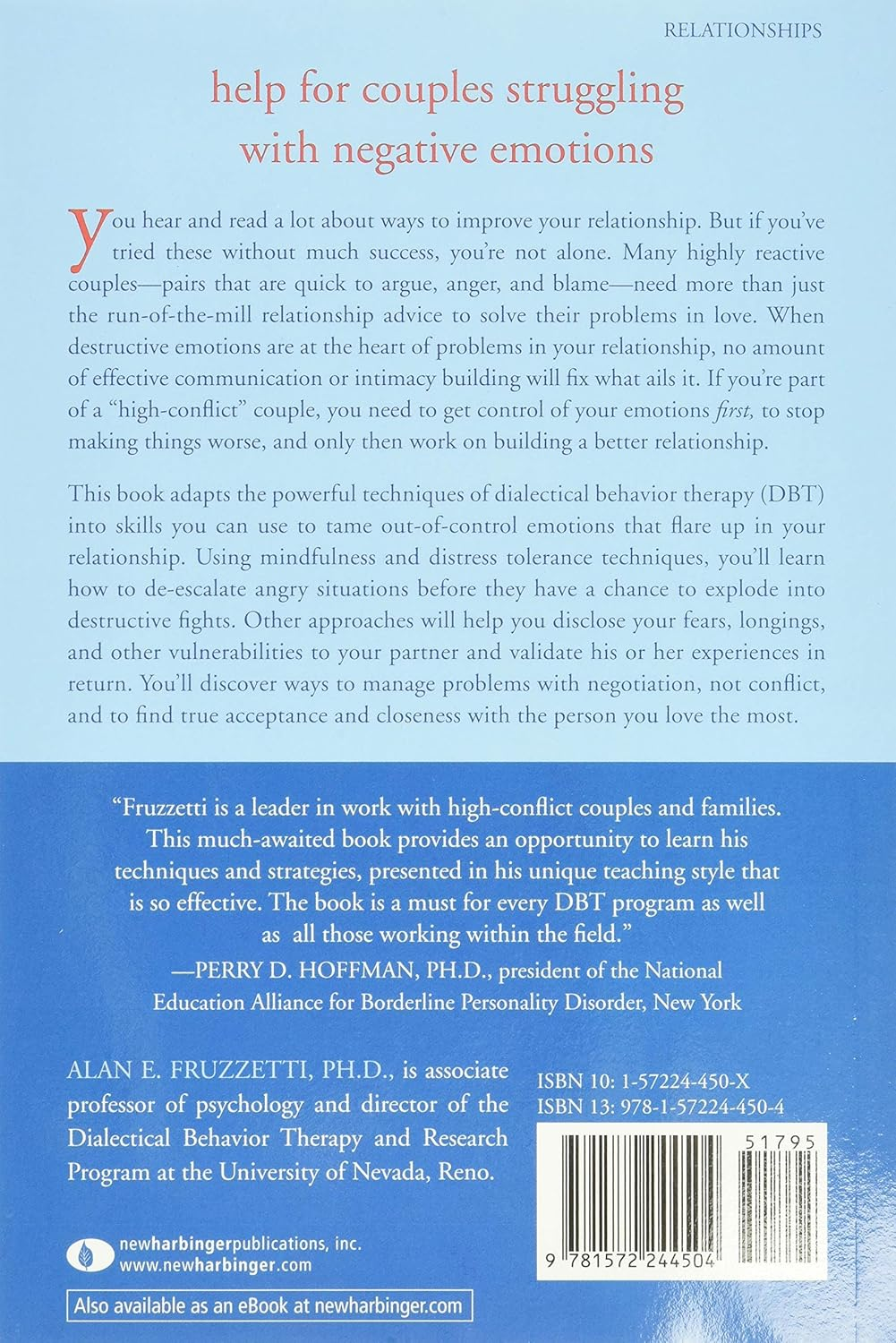 The High-Conflict Couple: a Dialectical Behaviour Therapy Guide to Finding Peace, Intimacy & Validation: a Dialectical Behavior Therapy Guide to Finding Peace, Intimacy, and Validation image number 4