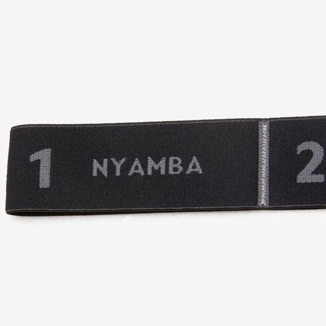 Nyamba Decathlon Fabric Fitness Resistance Band, Black, 15 Kg Unique Size image number 1