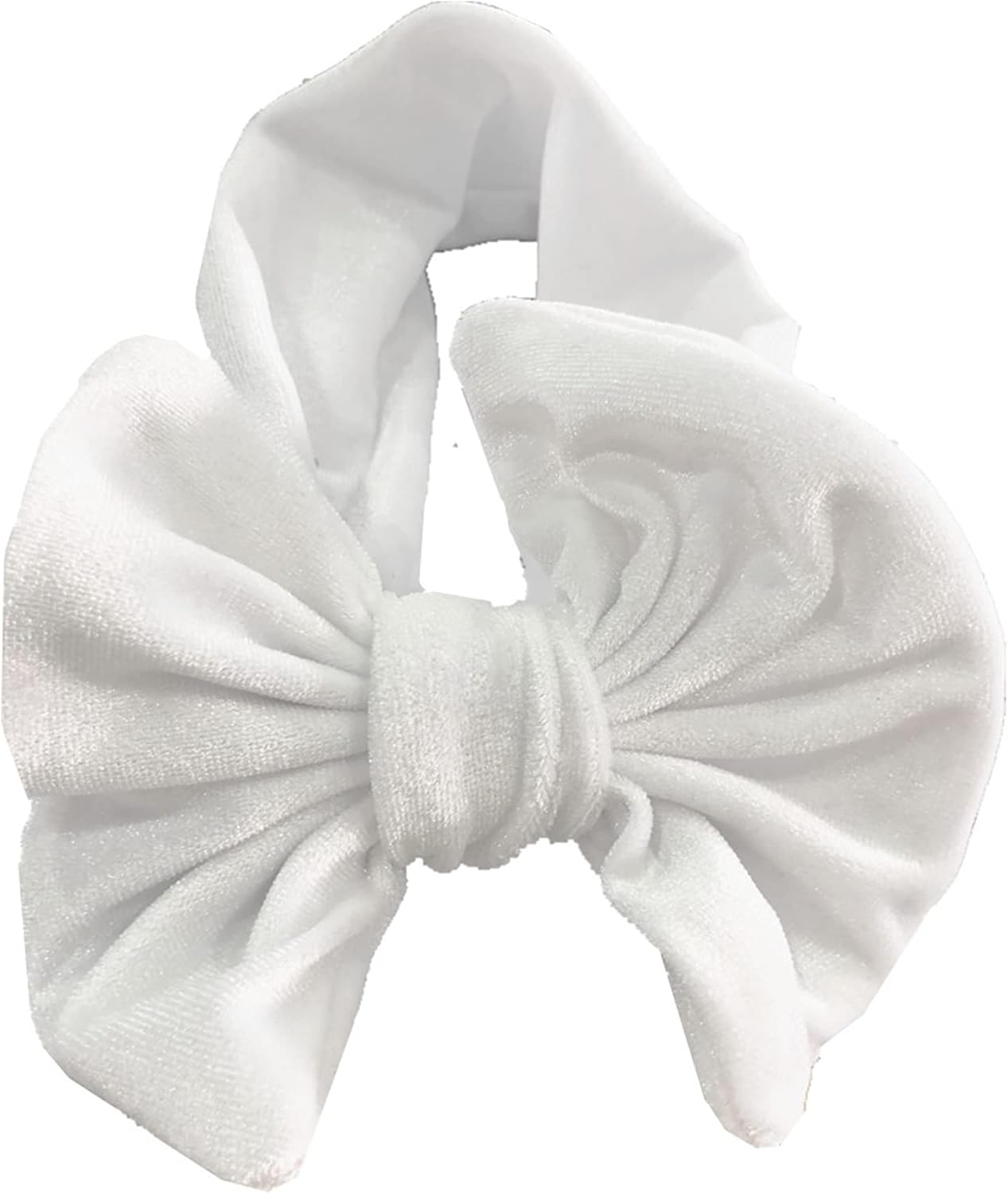 Volksrose Handmade Velvet11Colors/Set Hair Ties Big Bow Knotted Headbands Stretch Hairbands Baby Girls Soft Cute Headbands Headwear Hair Accessories for Baby Girl Holiday Headpieces image number 5