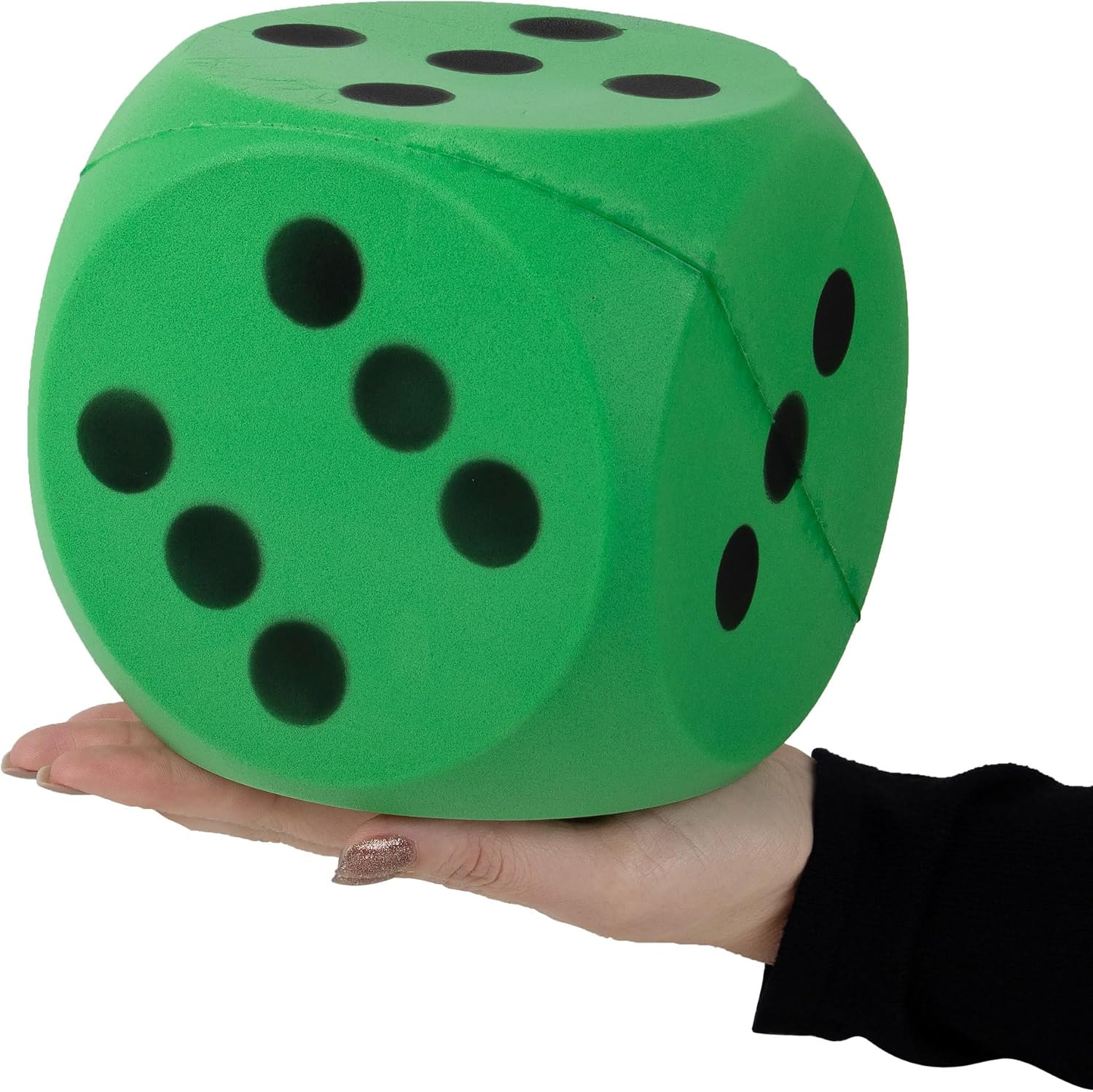 First-Play Foam Dice, Green, 15 Cm