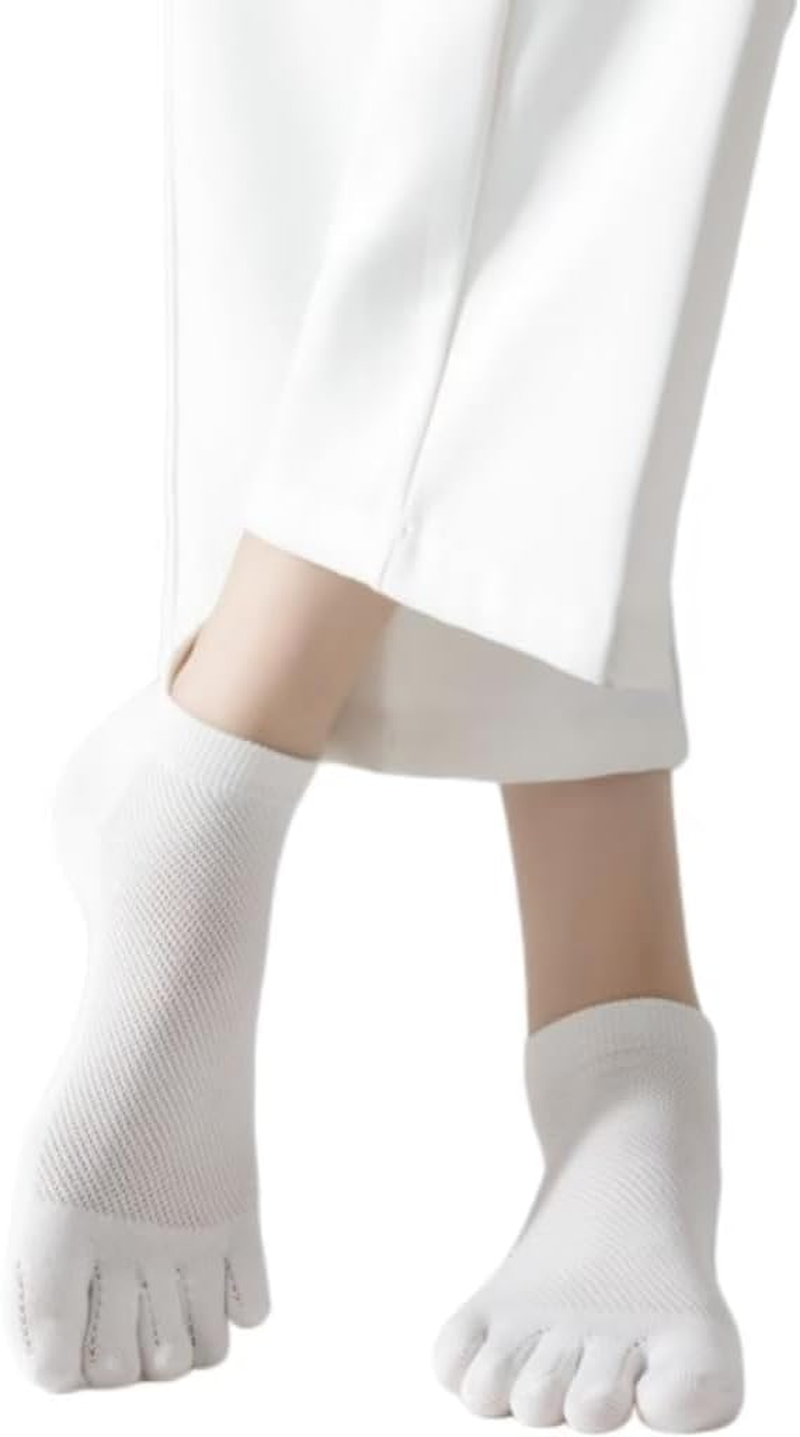 Toe Socks Cute Sweat Absorbing and Antibacterial Socks for Women and Girl,Athletic Running Five Finger Ankle Socks