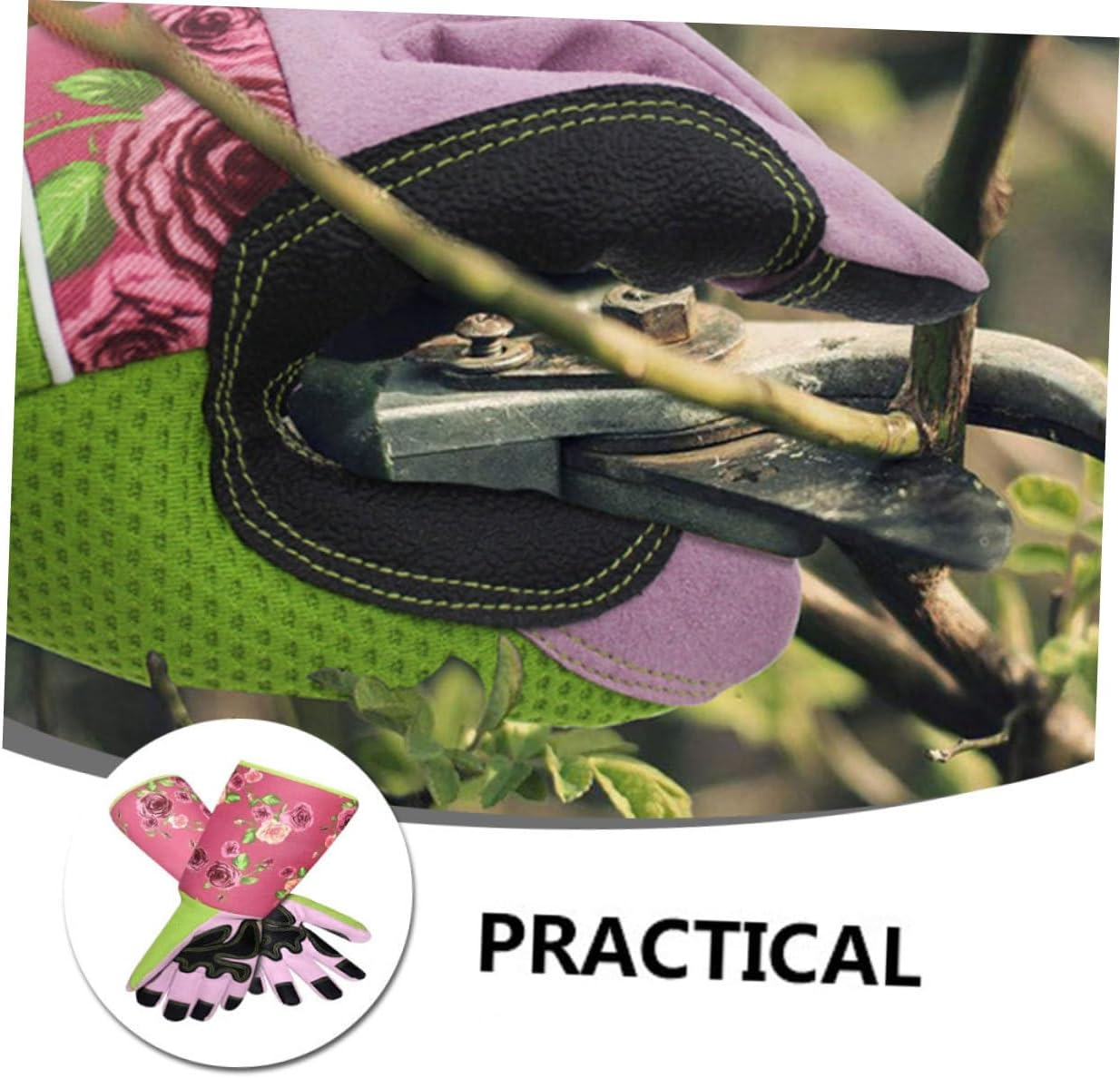TOYZFRIENDY Cut and Stab Gloves for Gardener Pruning Skid-Resistant and Wear-Resistant Garden Work Gloves for Outdoor Gardening Tasks image number 5