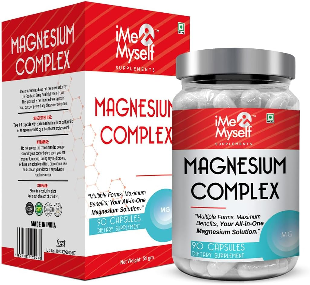 Imemyself Magnesium Complex &ndash; 90 Capsules | All-In-One Magnesium Solution image number 1