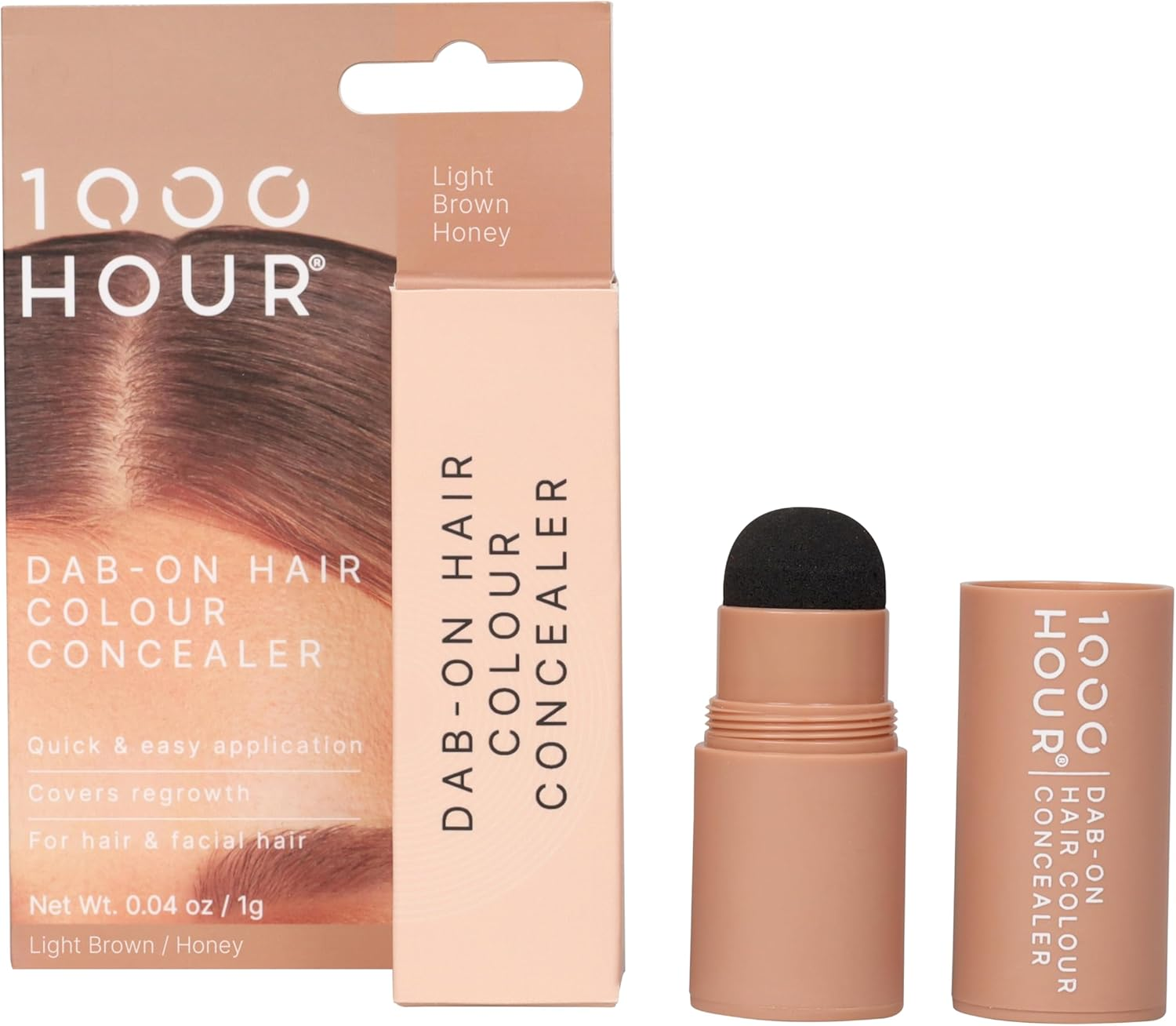 1000 HOUR Dab-On Hair Colour Concealer, Dark Brown