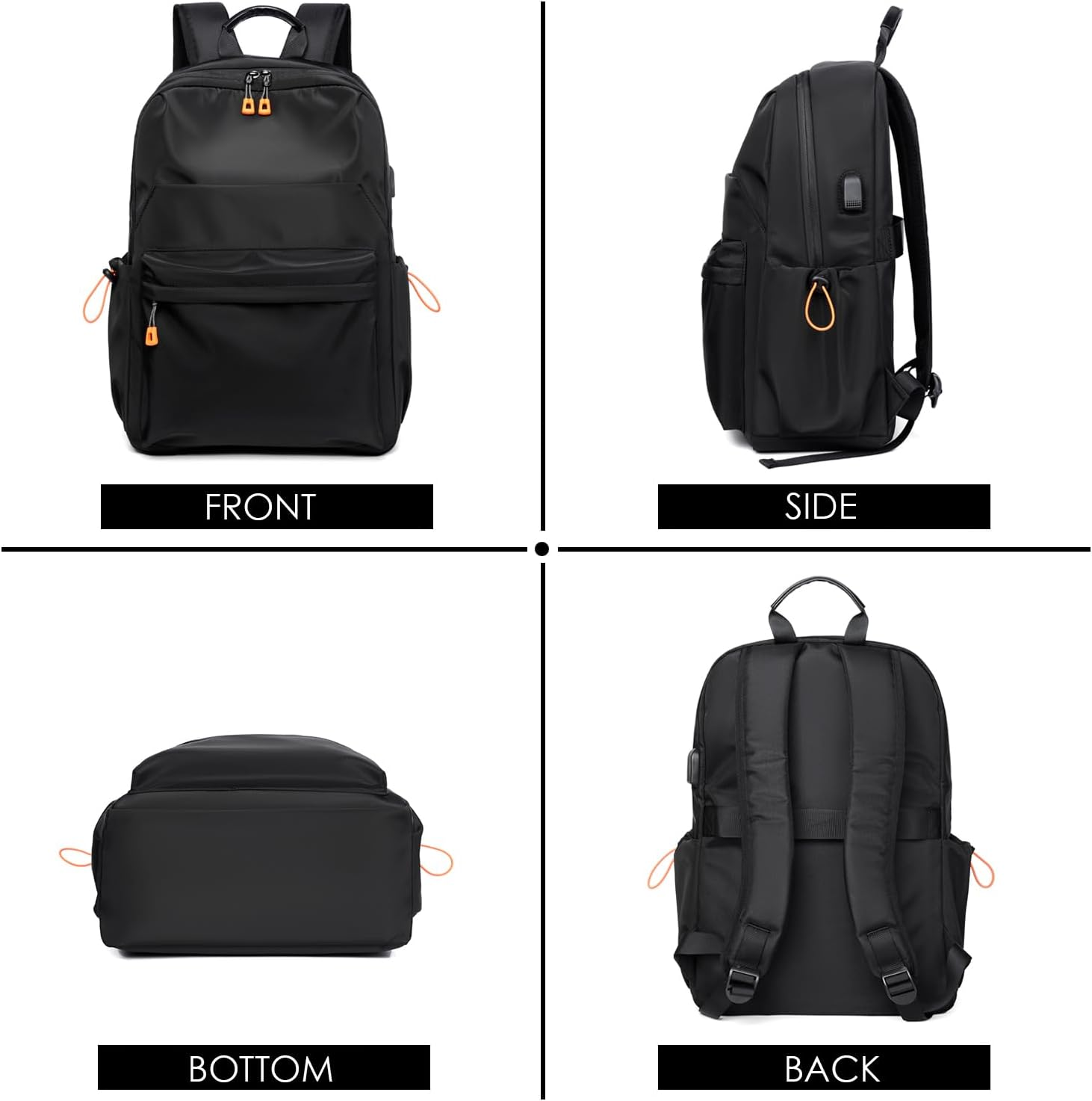 UAAQV Laptop Backpack for Travel, 15 Inch Laptop Backpack for Men and Women Business Backpack Work Daypack with USB Charging Port image number 2