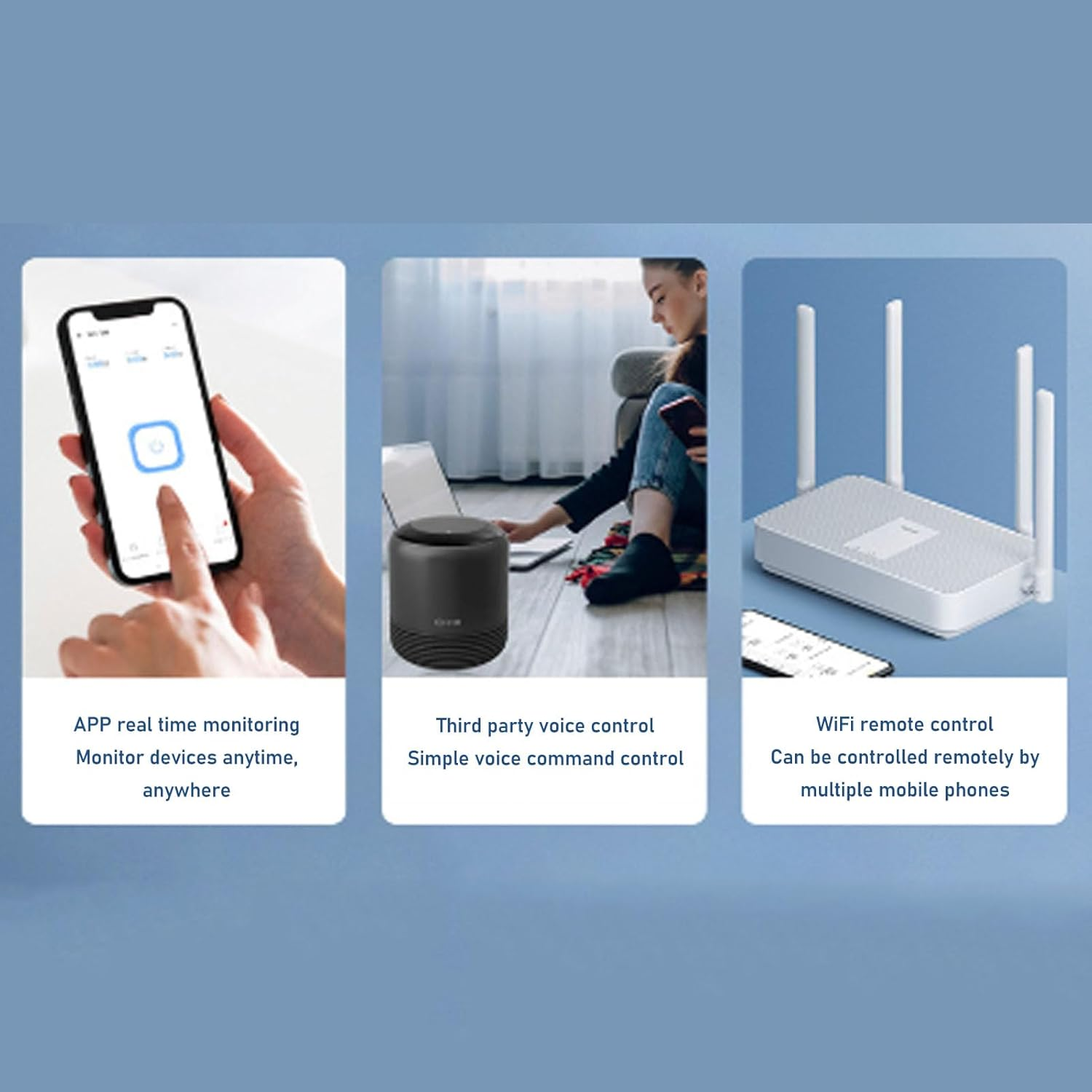 Smart Plug, APP Remote Control 100 to 240V IP55 Waterproof Wifi Socket for Bathroom (SN55 AU (AU Plug 15A)) image number 2