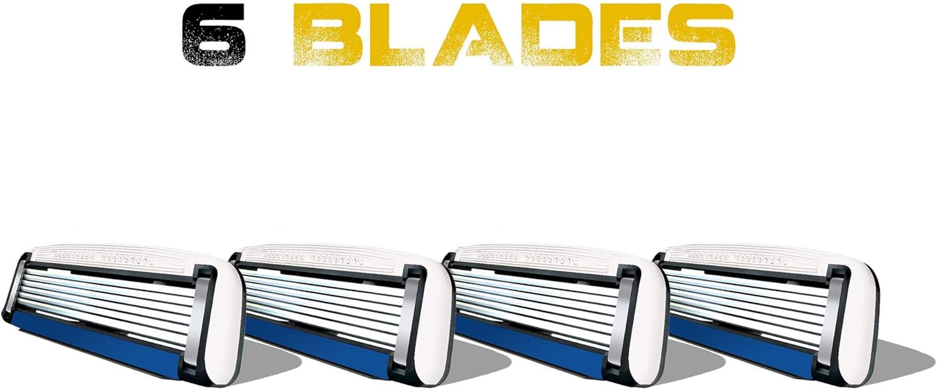 Headblade HB6 Shaving Six Stainless Steel Blades Refill Set image number 4