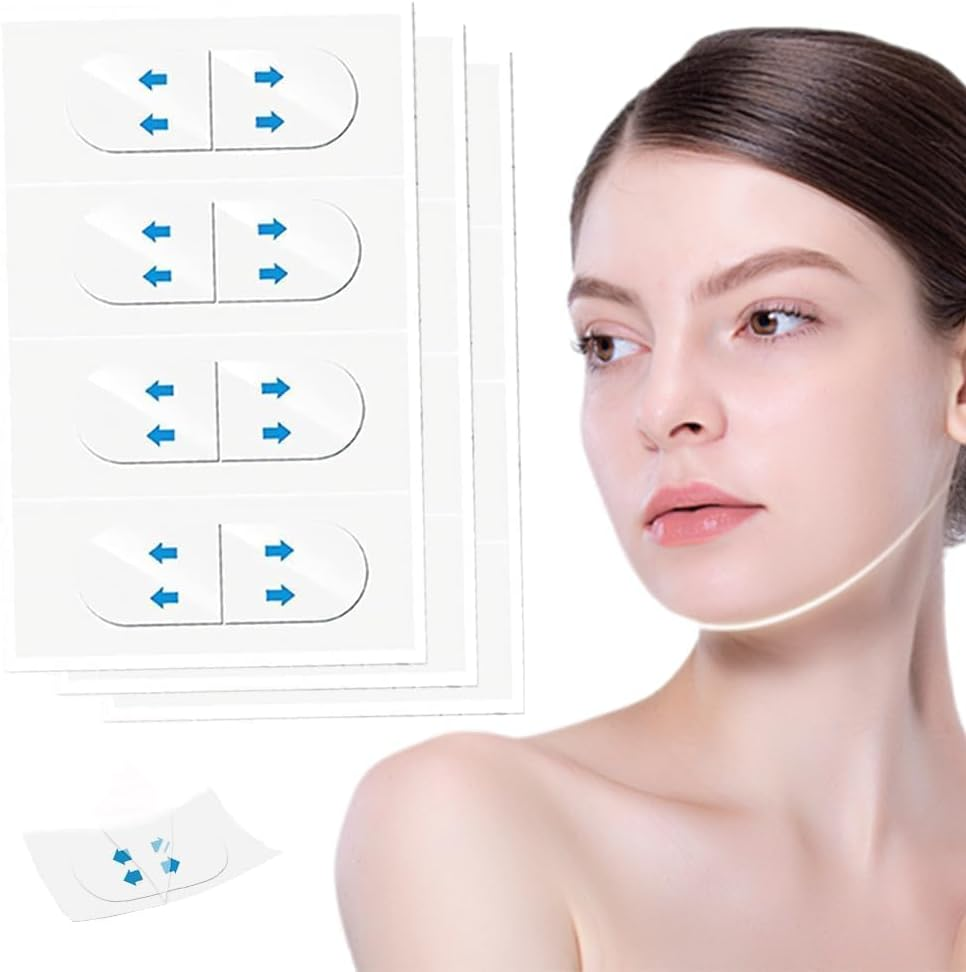 Face Tape Lifting Invisible,Face Lift Tape Invisible, Turkey Neck Tape Face Lifter Tape for Makeup Facelift Tape Instant Face Lift Facial Tape for Women Double Chin Jowls Eyebrow Sagging Skin (240PCS)
