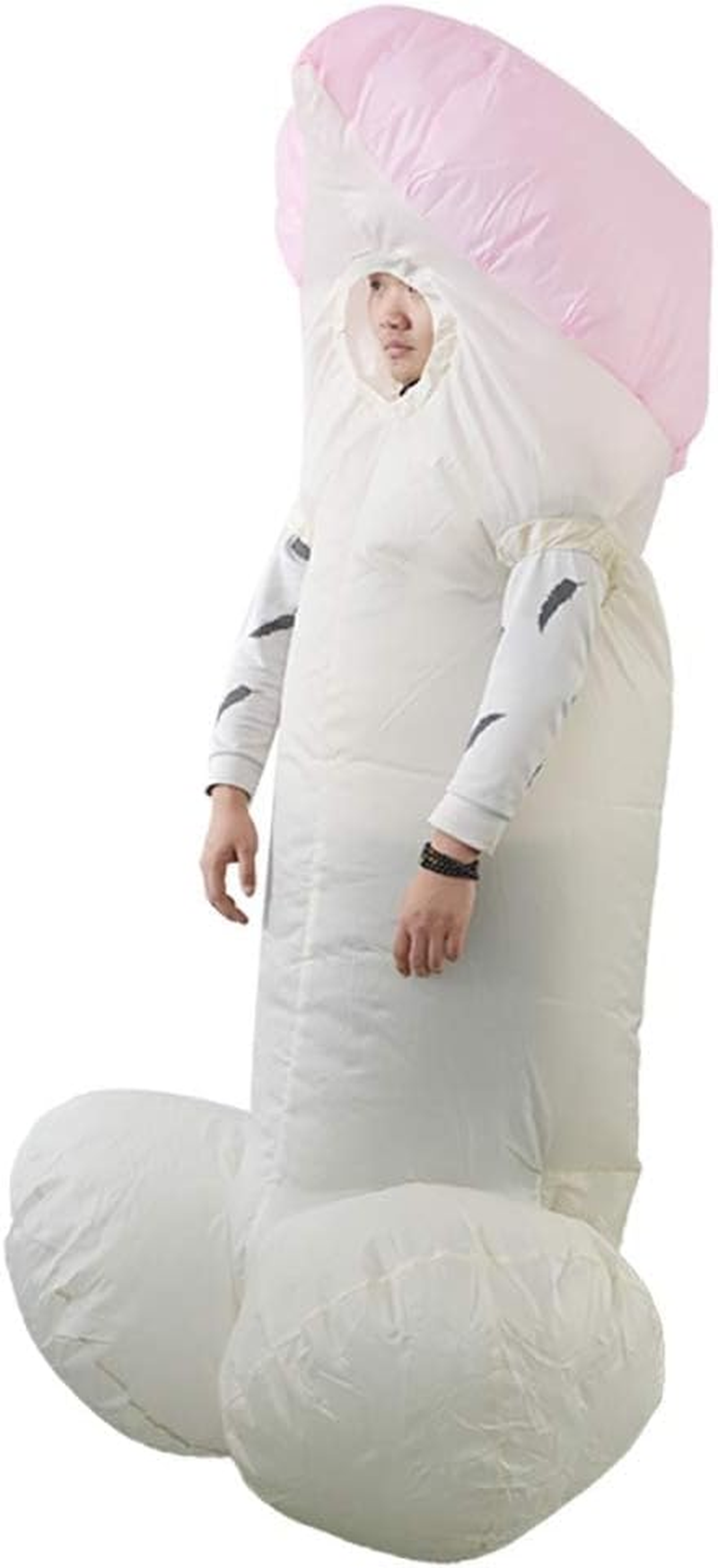 Inflatable Costume Adult, Easy to Wear Explodes Quickly, Fancy Dress Suitable for Halloween, Carnival, Solo Party Cosplay (Penile Costume) image number 5