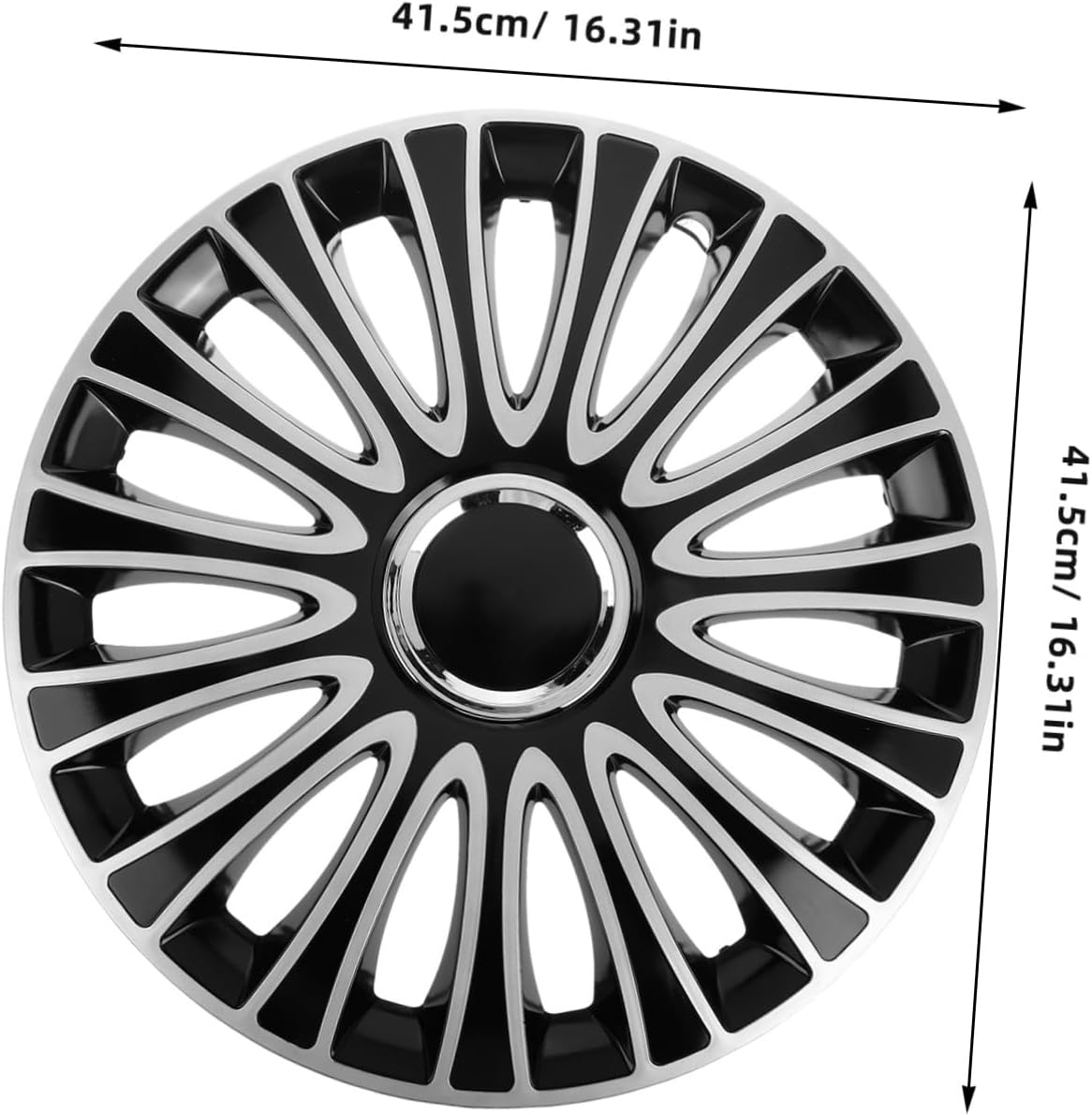 Generic Automotive Hub Covers for Vehicle Durable Wheel Rim Protector Fit Hubcap Cover Sturdy Construction to Shield Wheels from Dirt and Scratches Design image number 1