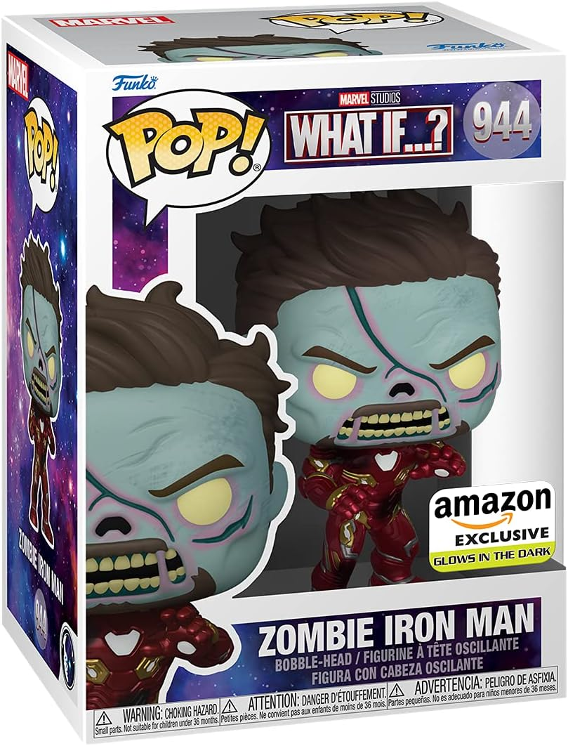 Funko Pop! What If - Zombie Iron Man Glow Vinyl Figure, 9.9 Cm Height image number 5