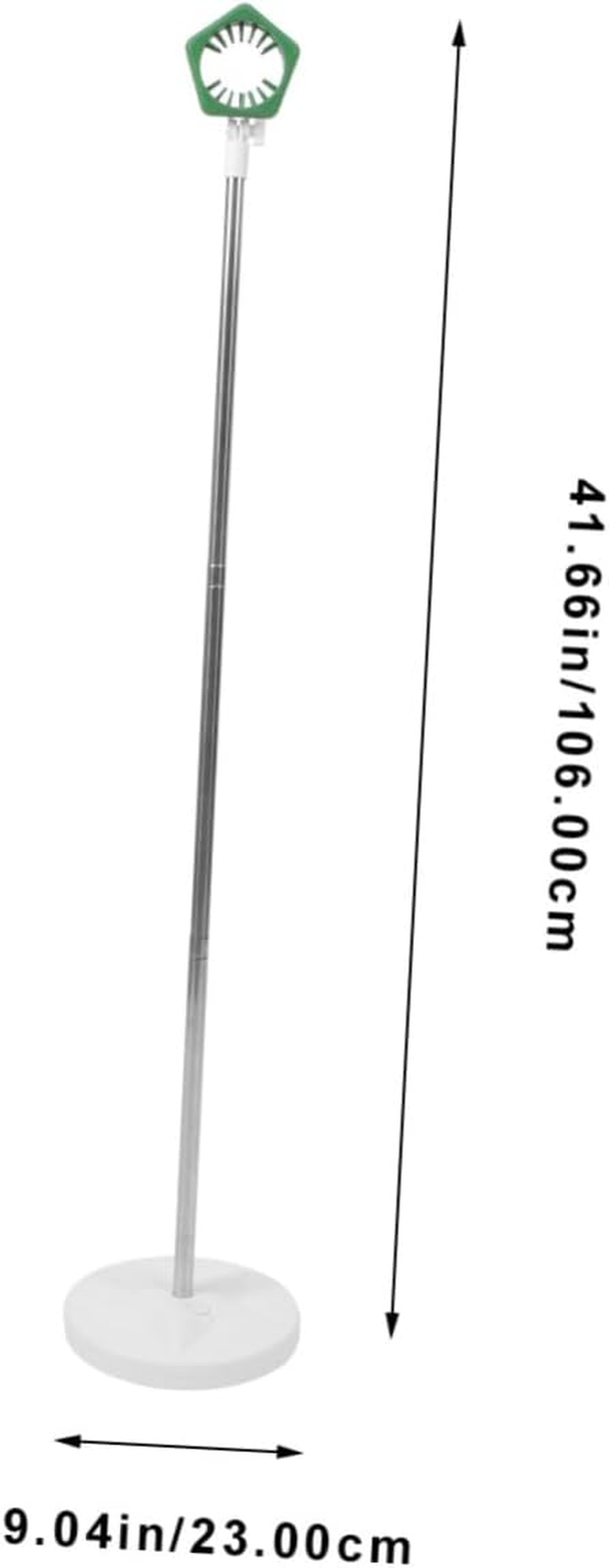 Gatuida Hands-Free Blow Dryer Stand Holder Adjustable 50-106Cm Vertical Hair Dryer Rack Floor Storage for Bathroom and Salon Use Flexible Green image number 2