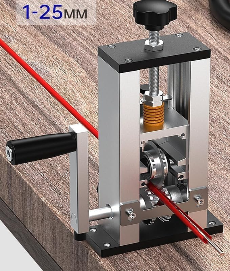 QYINXIU Manual Wire Stripper Machine Drill, Powered Wire Stripping Tool, Wire Stripping Machine for Scrap Wire Electrical and Copper Wire Stripper image number 3