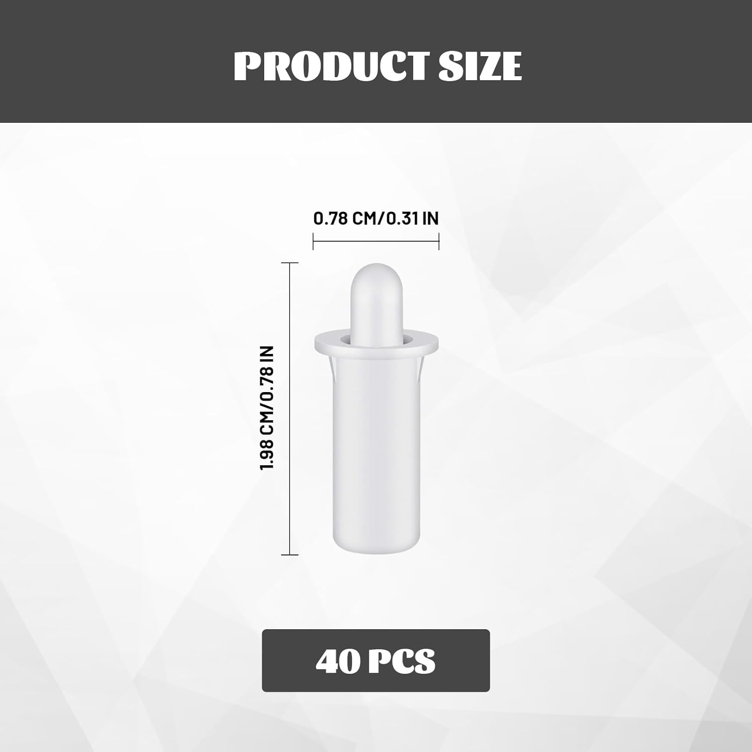 Plantation Shutter Pins, 40PCS Shutter Louver Spring Replacement Pins, Window Shutter Hardware, Blind Bolt, Movable Blade Repair Parts, Plantation Blind Louver Staples Movable Blade Repair Parts