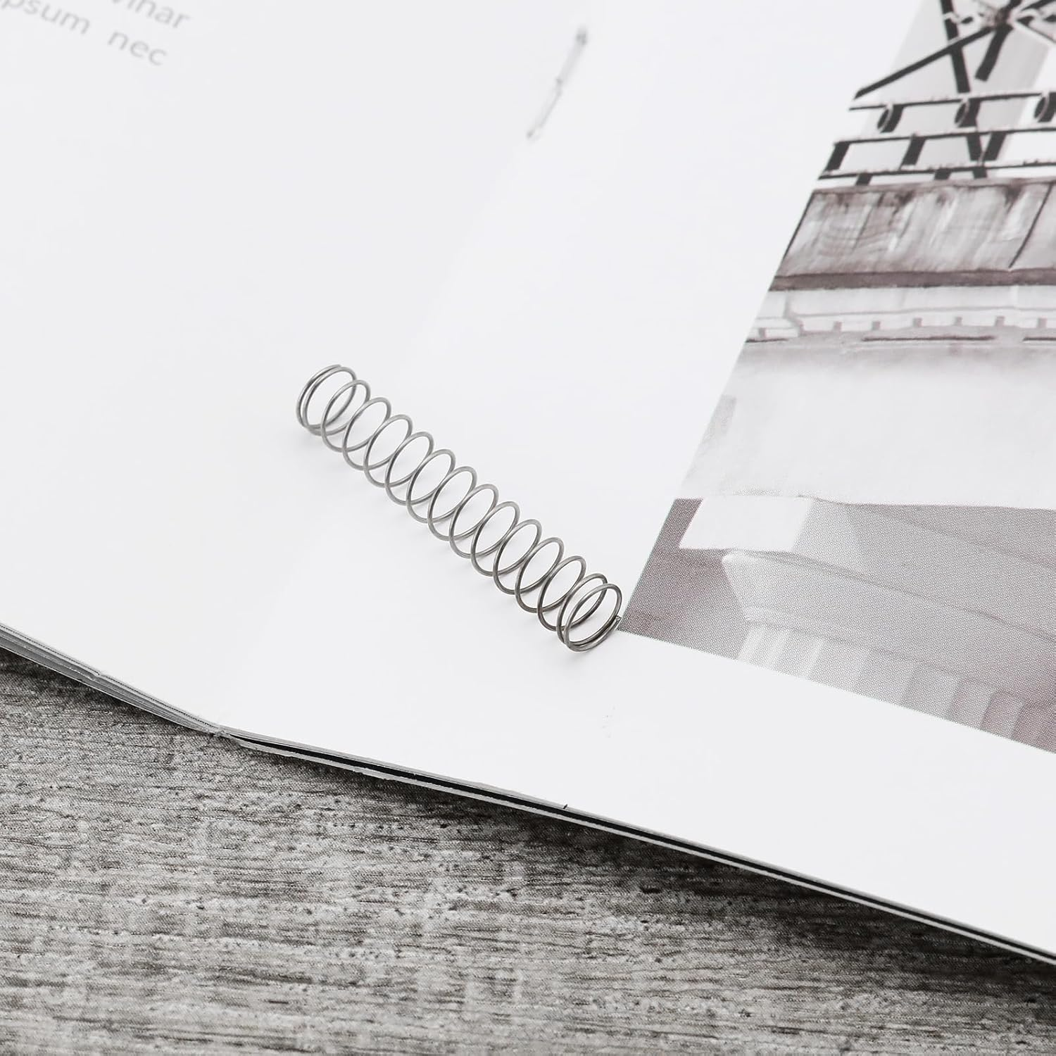 Ecsing 100PCS Compression Springs Stainless Steel Springs 6Mm OD 30Mm Free Length 0.4Mm Wire for Home Appliances Motor Equipment Automobile Lawnmower image number 2