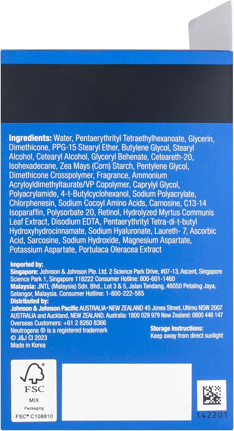 Neutrogena Visible Repair Retinol Regenerating Cream 50G image number 3