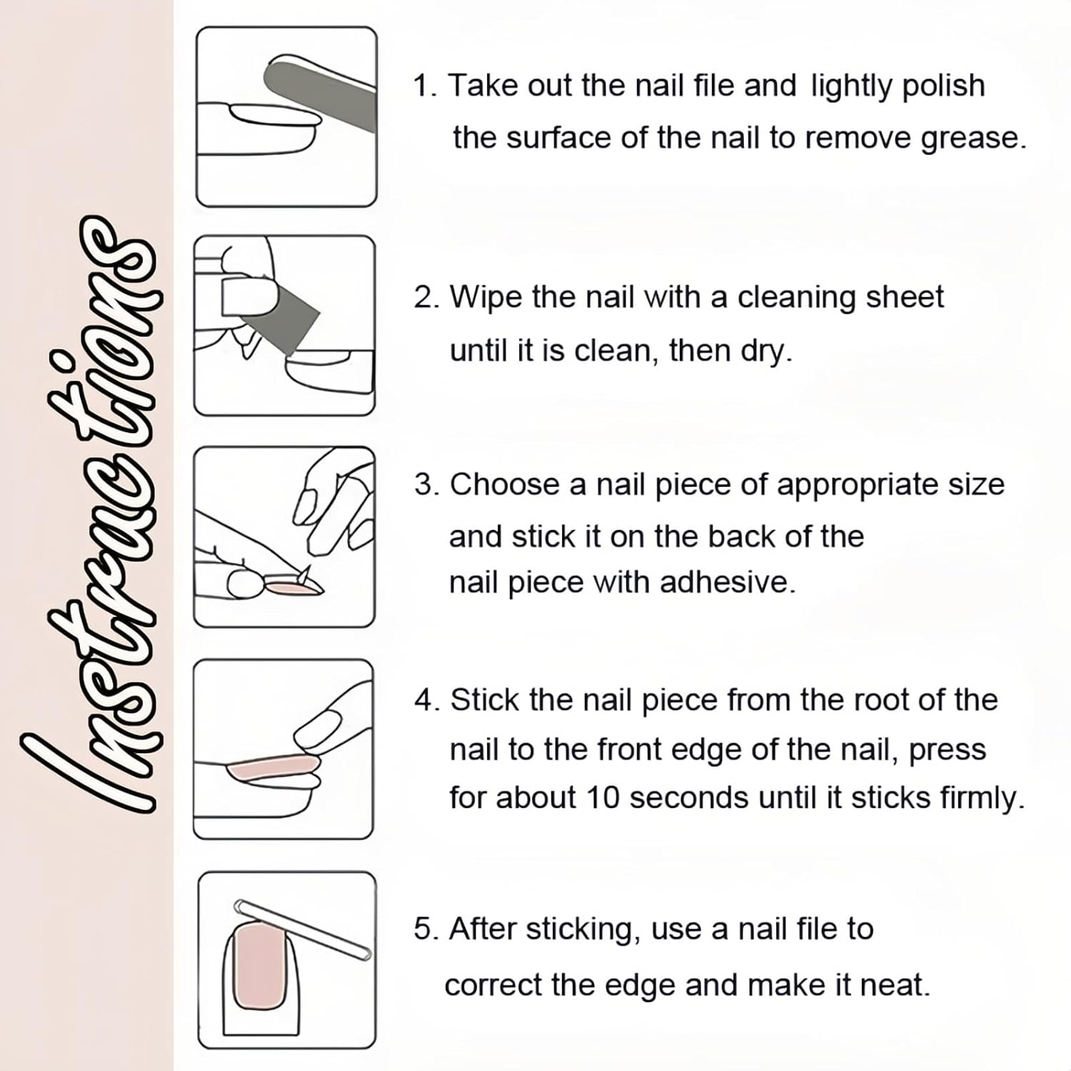 Taoluwin Press on Nails, 24Pcs Long Square False Nails, Reusable Colorful Stick on Nails, Full Cover Nails with Nail Tools, Fake Nails for Women Girls Nail Salon (Z168, Long) image number 4