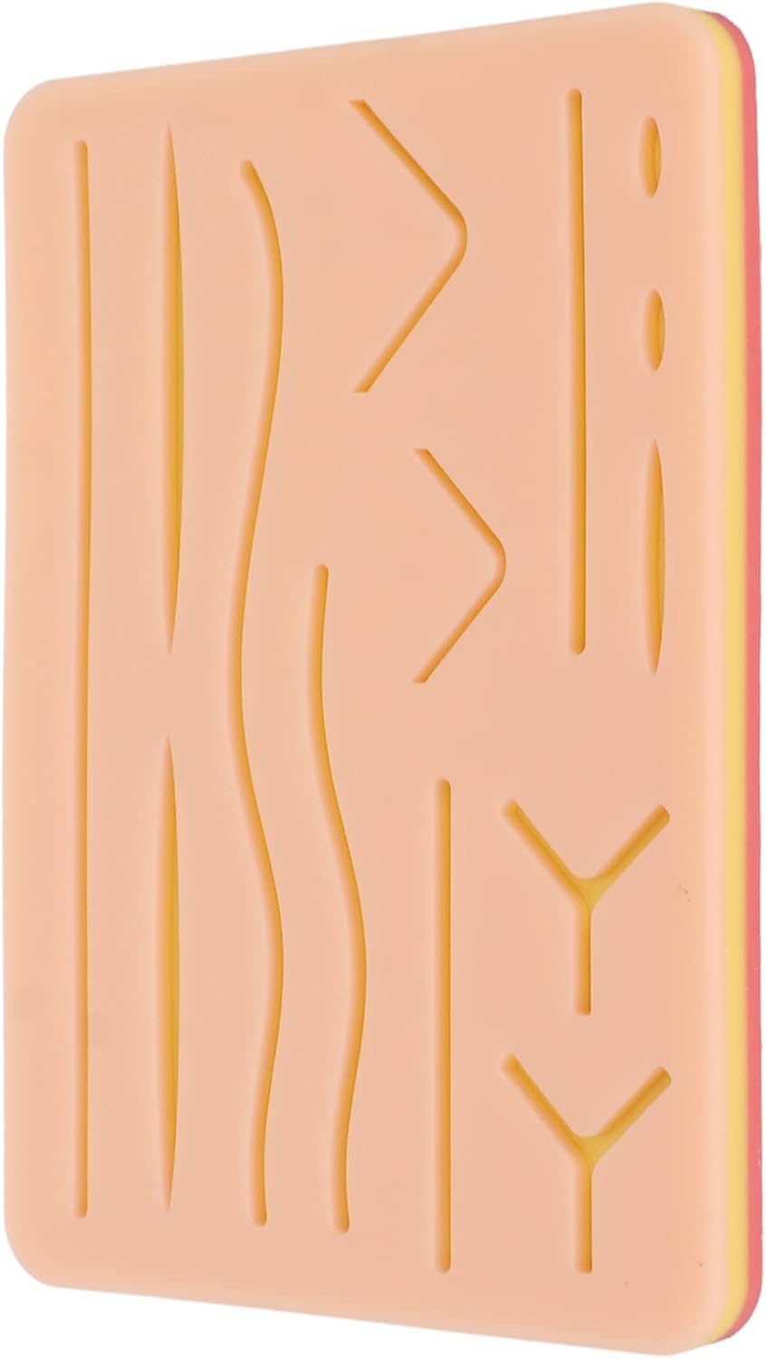 Suture Practice Skin Pad, Medical Training Skin Model, Portable and Lightweight for Nurses and Hospitals image number 3