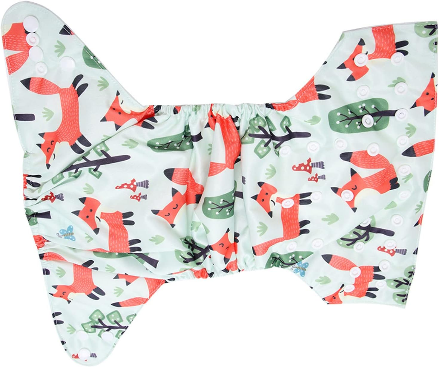 Reusable Swim Diaper, for Babies Adjustable One Size Fits All with PUL Soft Absorbent Cloth Hip Snaps for Secure (BL002) image number 3